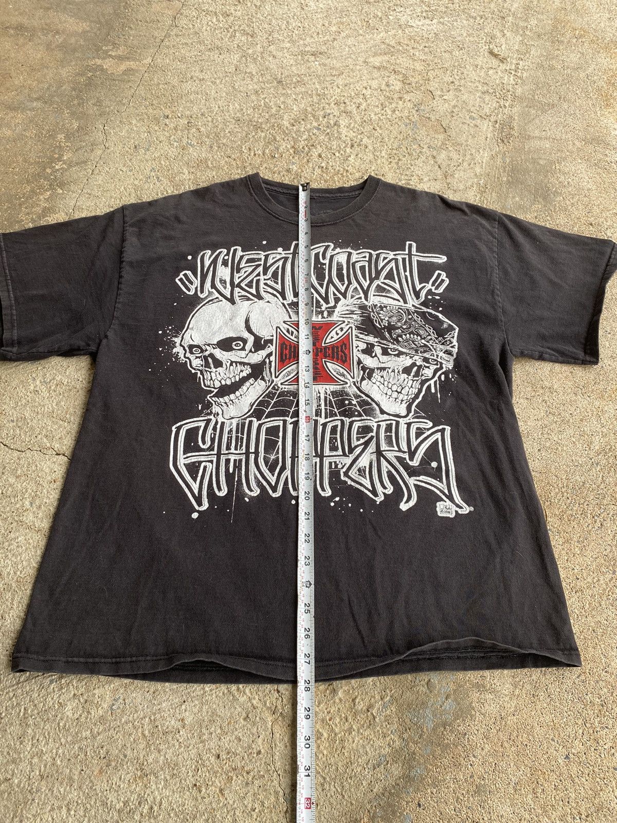 Ed Hardy × Harley Davidson × Vintage Vintage Y2K West Coast Choppers Skulls Opium Shirt Size US L / EU 52-54 / 3 - 8 Thumbnail