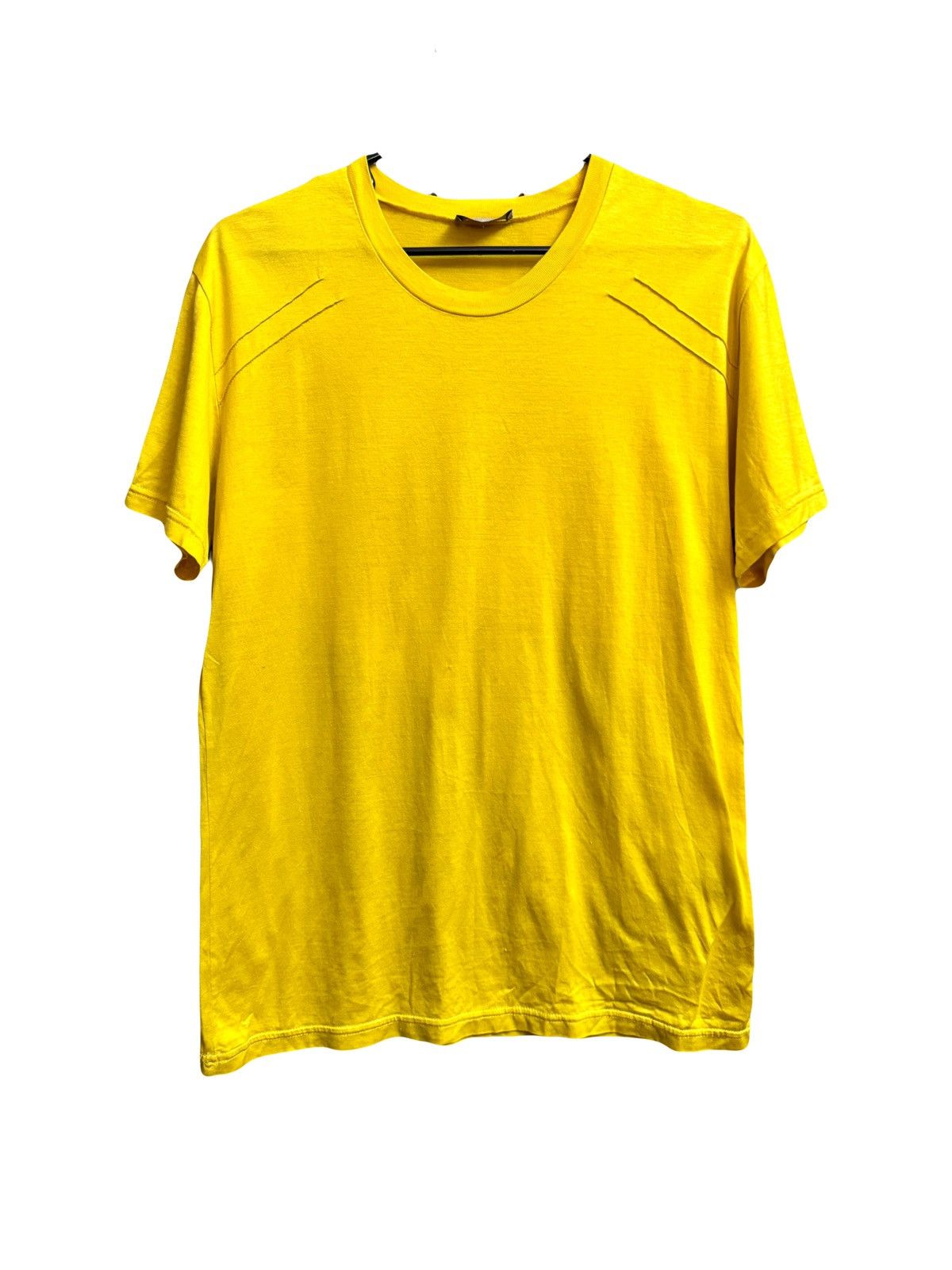 image of Dior Homme Slimane Yellow Tshirt S, Men's (Size Small)