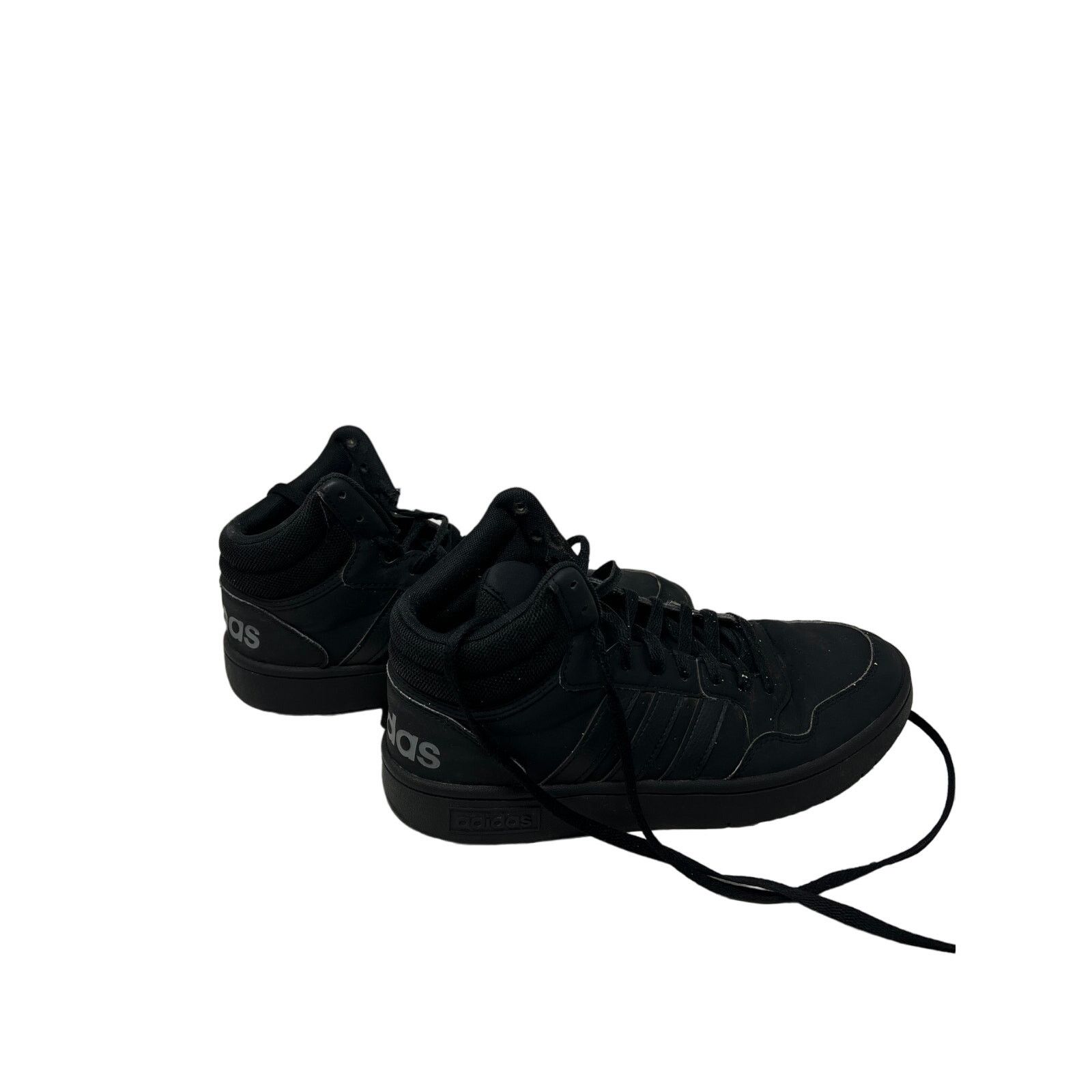 Adidas Adidas Hoops 3.0 Mid Black Shoes Mens 8 Size US 8 / EU 41 - 4 Thumbnail