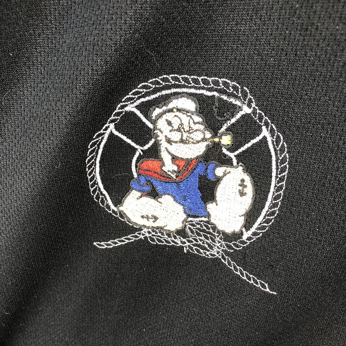 Cartoon Network Vintage Official Popeye Embroidered Big Logo Zipper Jacket Size US M / EU 48-50 / 2 - 12 Thumbnail