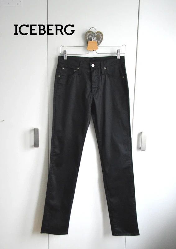 Iceberg ICE Iceberg Premium Black Skinny Pants, Classic, S/M, Size 30" / US 8 / IT 44 - 1 Thumbnail