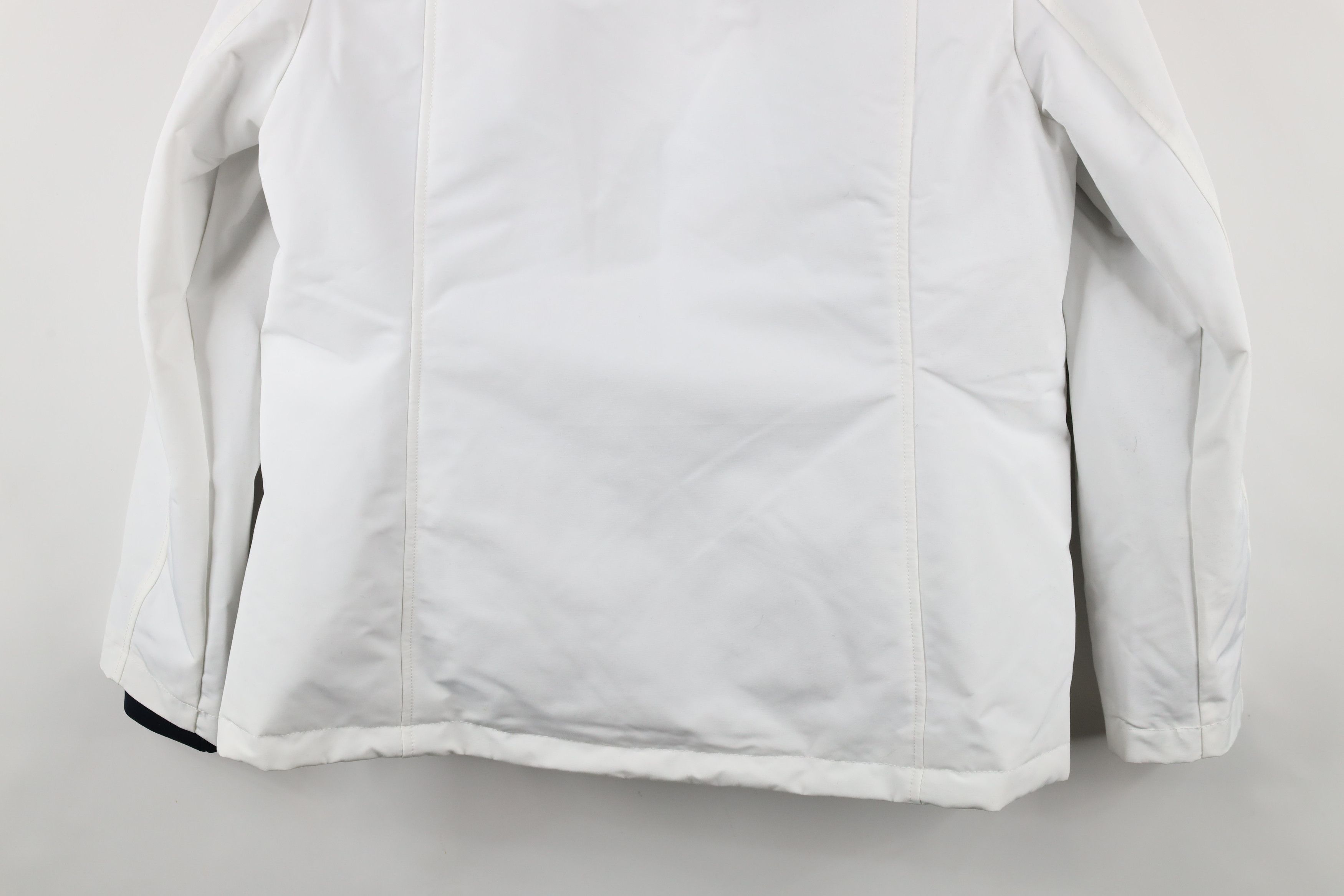 Tommy Hilfiger × Vintage New Tommy Hilfiger Fleece Lined Full Zip Hooded Jacket White Size L / US 10 / IT 46 - 14 Thumbnail
