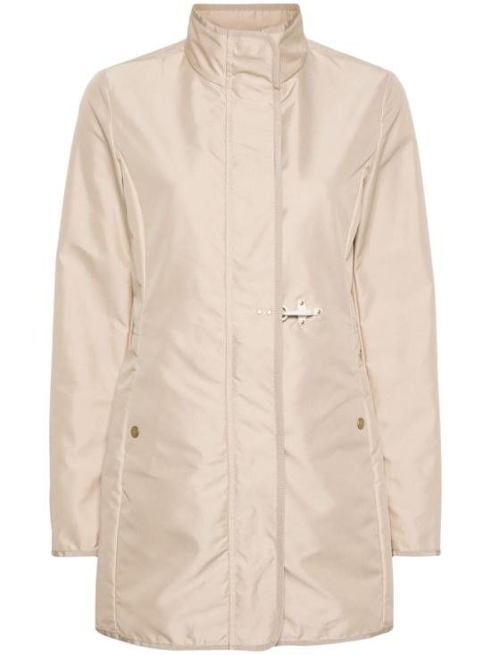 Fay FAY Women Coats NAW50483690 AXXC003 Beige Size L / US 10 / IT 46 - 1 Thumbnail