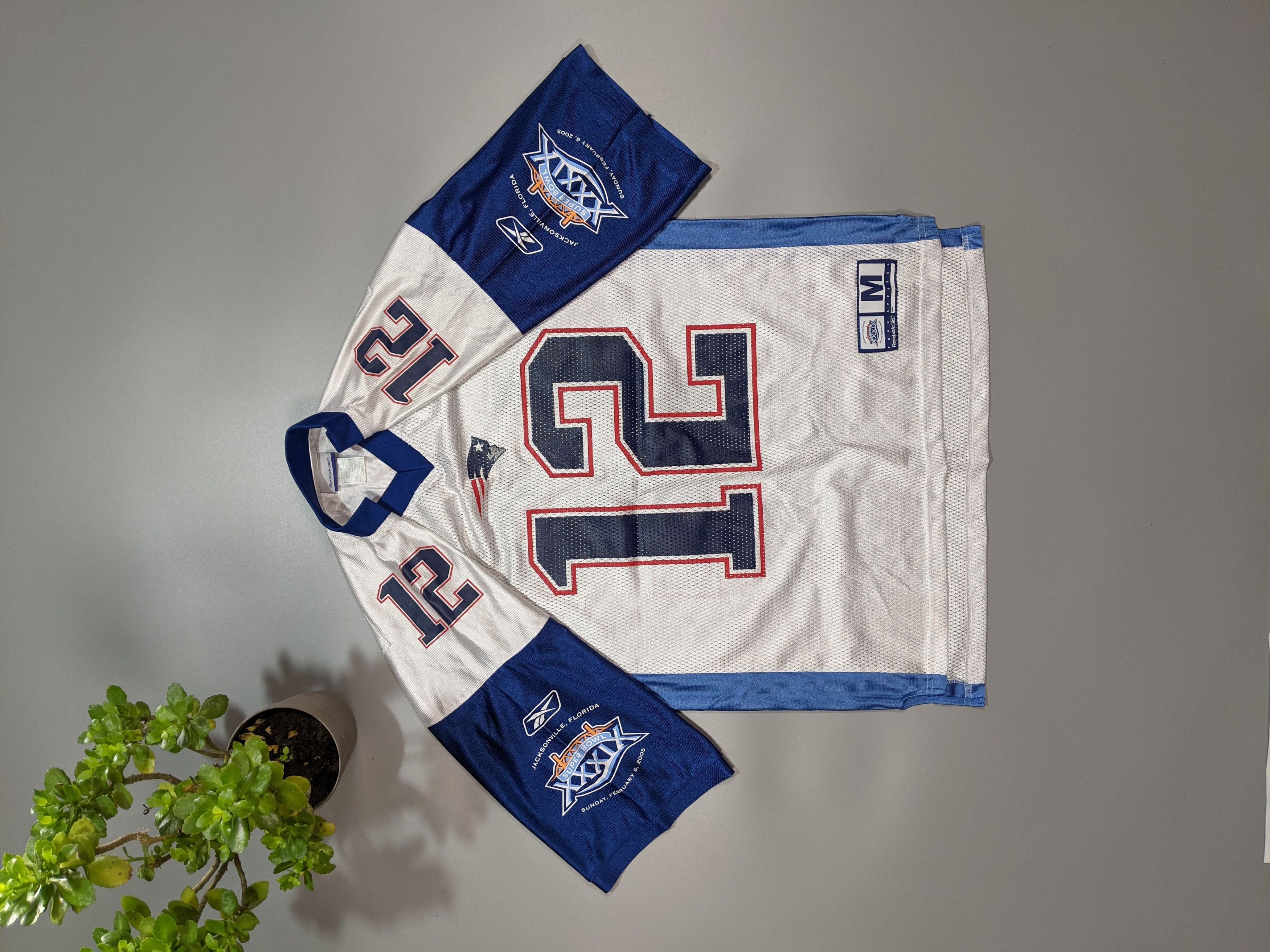 Rugby Football Jersey TOM BRADY 12 Super Bowl Jersey NEP