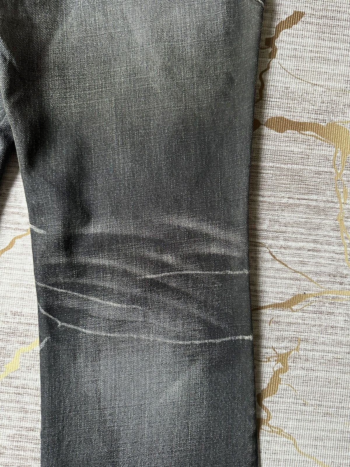 Japanese Brand FLARE Nicole Club For Men NCFM Claw Marks Design Denim Size US 34 / EU 50 - 18 Thumbnail