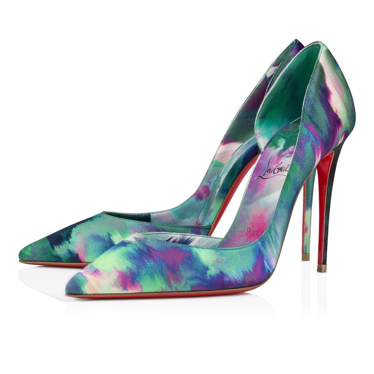 Christian Louboutin o1s1wg110924 Iriza Heeled in Multicolor Size US 10 / IT 40 - 2 Thumbnail