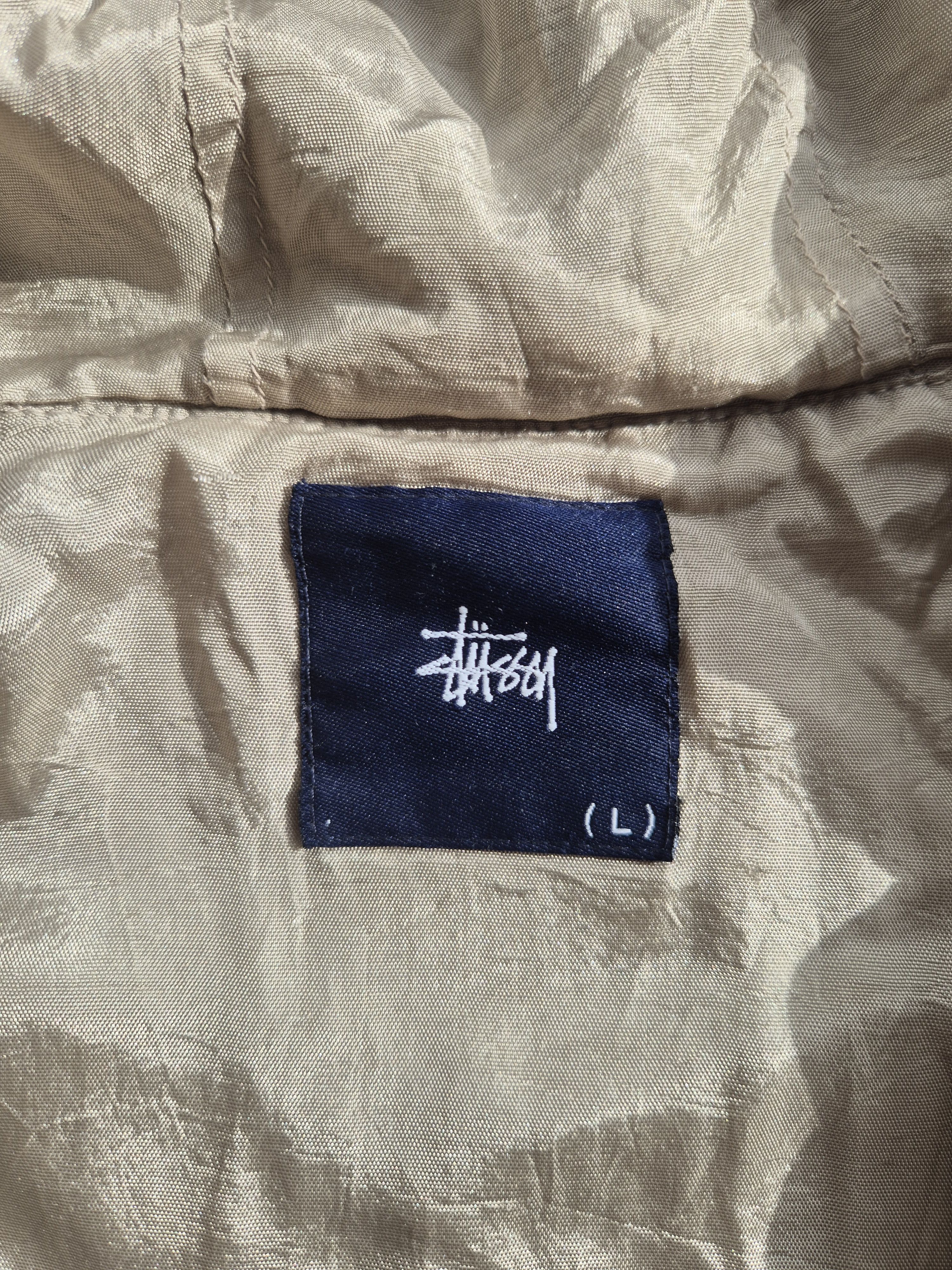 Stussy Stussy cream jacket 90's Size US L / EU 52-54 / 3 - 3 Thumbnail