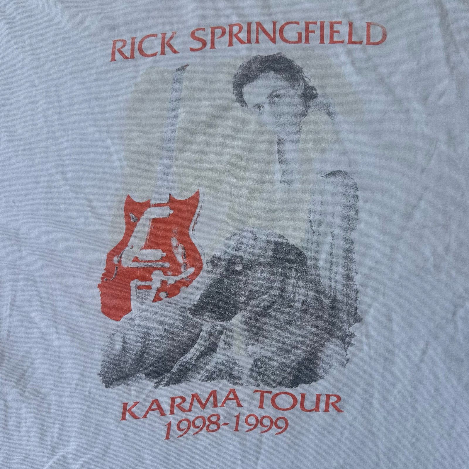 Other 90s Bruce springsteeen Karma tour distressed vintage tee Size US XXL / EU 58 / 5 - 4 Thumbnail