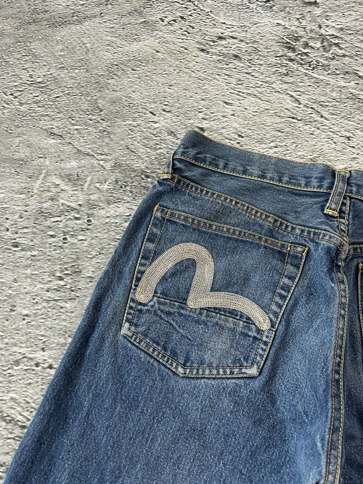 Evisu × Vintage Evisu jeans vintage embroidery seagull logo selvedge Size US 30 / EU 46 - 3 Thumbnail
