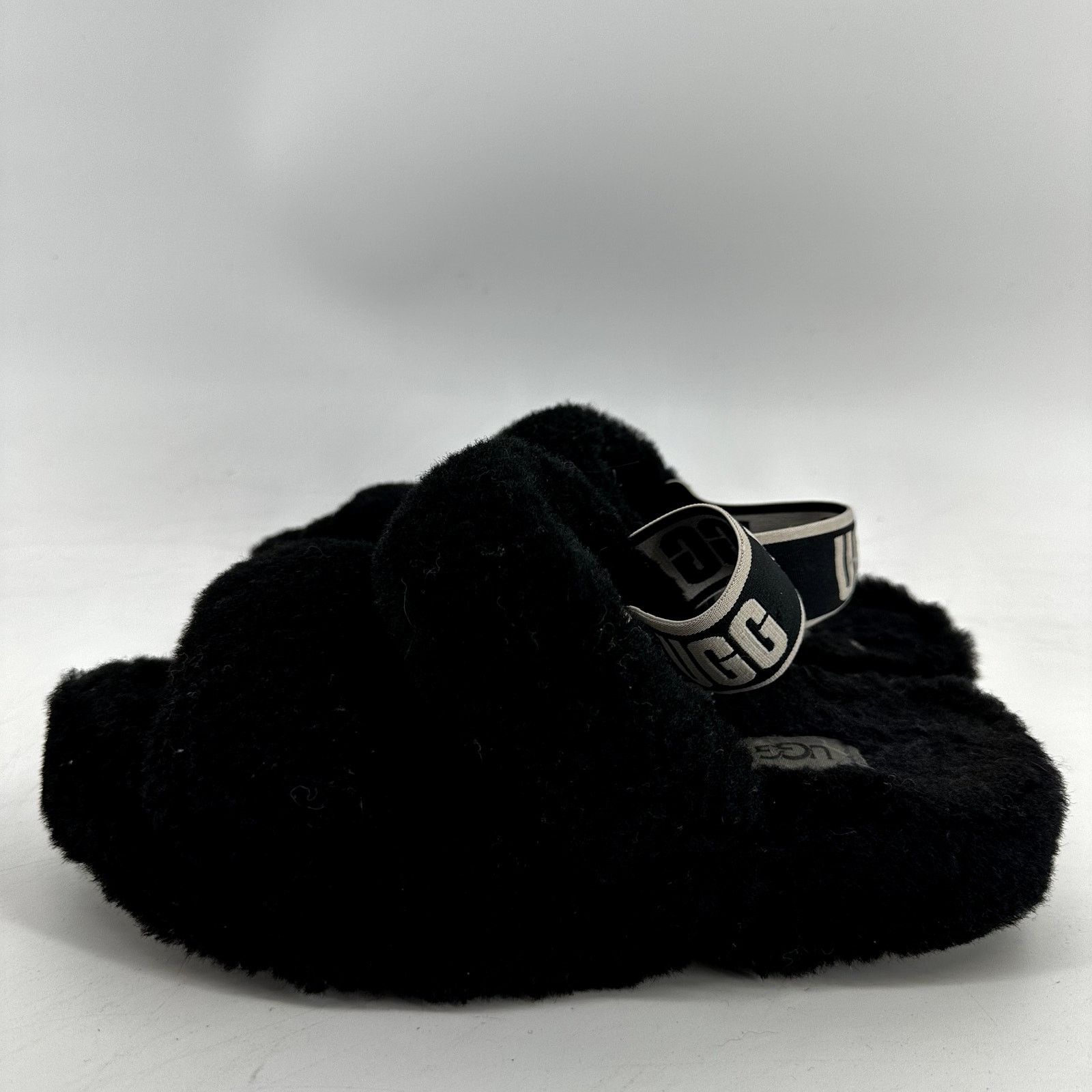 Ugg Oh Yeah Slides Slippers Sandal Sheepskin Shearling Black main image 0