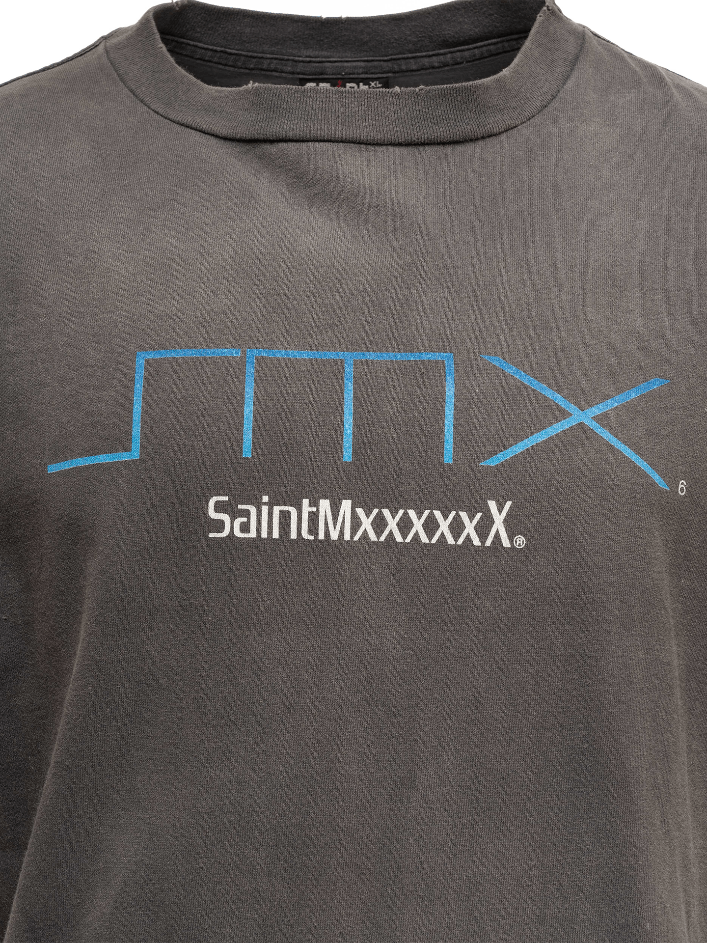 Saint Michael Saint Michael SM6 PlayStation 2 logo washed grey t-shirt Size US XL / EU 56 / 4 - 3 Thumbnail