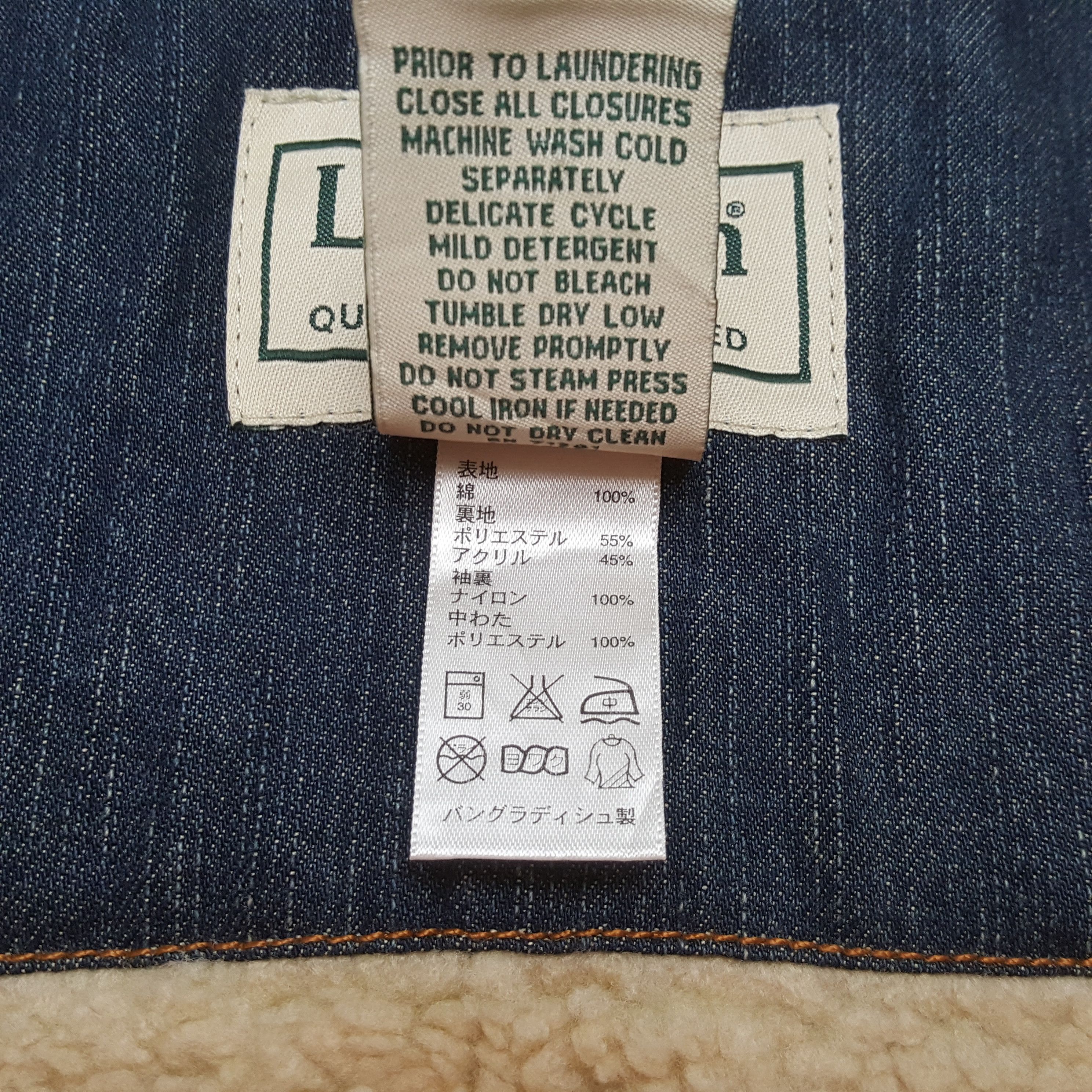 L.L. Bean Vintage L.L.Bean American Style Denim Jacket C317N18 Size US XL / EU 56 / 4 - 6 Thumbnail