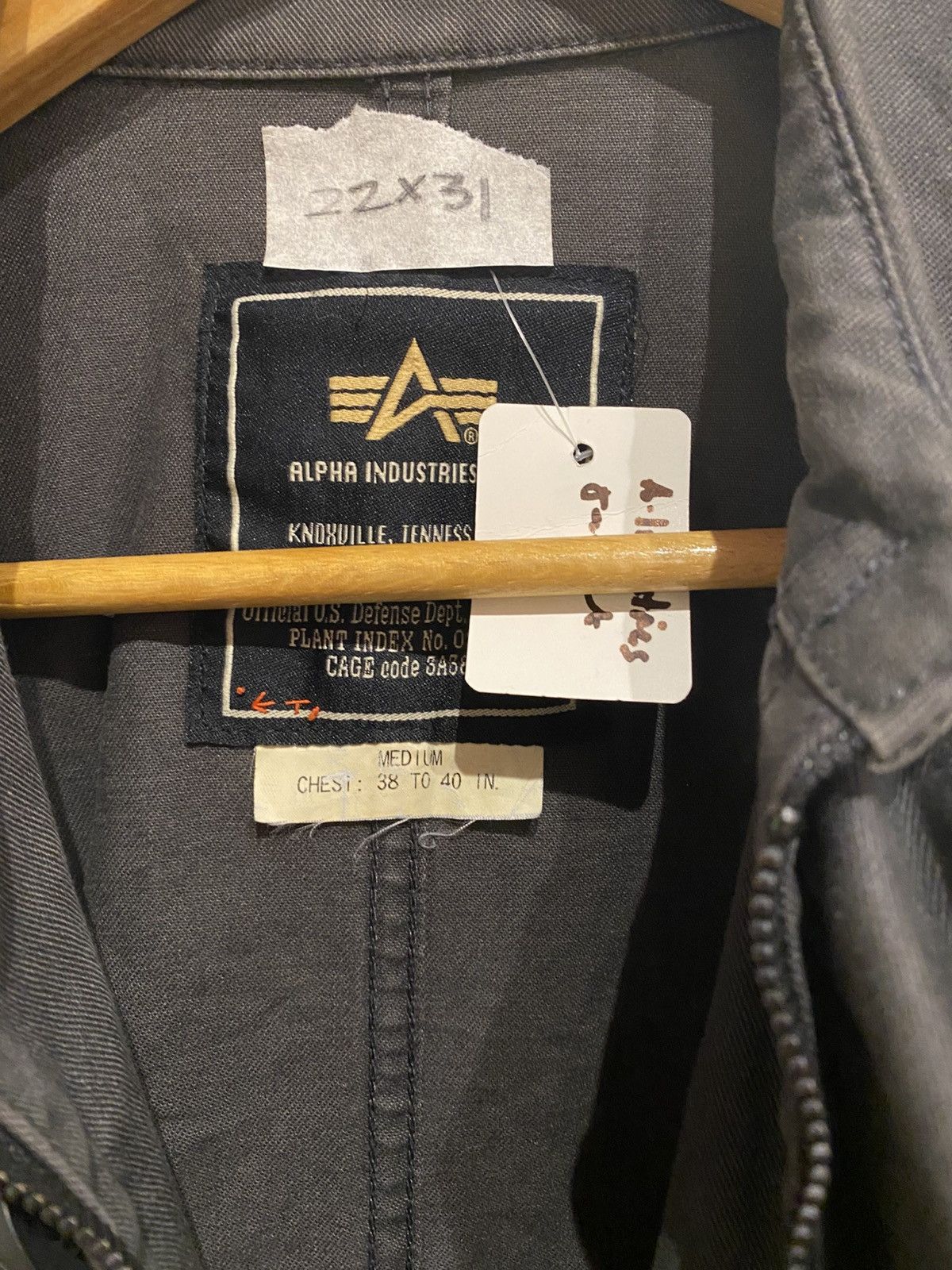 Alpha Industries Vintage Alpha Industries M 65 Field Jacket Black Size US M / EU 48-50 / 2 - 7 Thumbnail