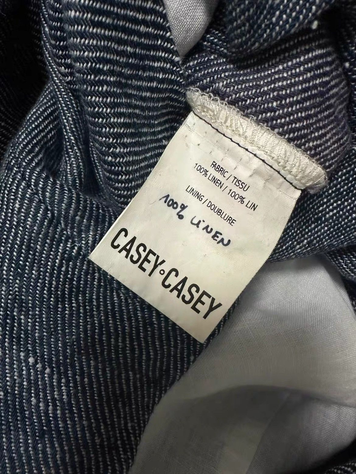 Casey Casey Casey Casey Linen Handmade Jacket-2505 Size US M / EU 48-50 / 2 - 9 Thumbnail