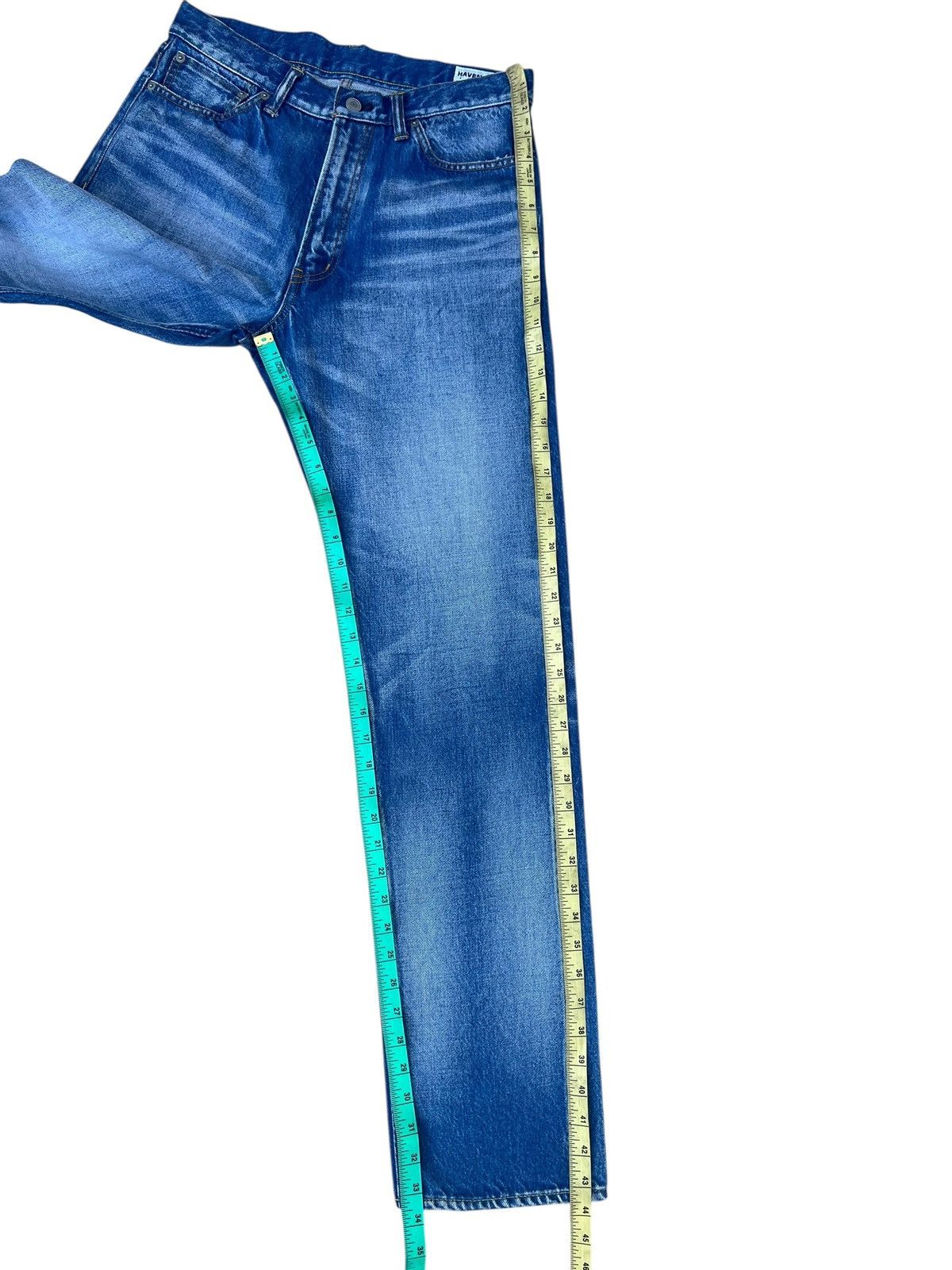 Fabric Brand & Co. HAVEN MFG Japan Blue Denim Selvedge Jeans Size US 31 - 6 Thumbnail