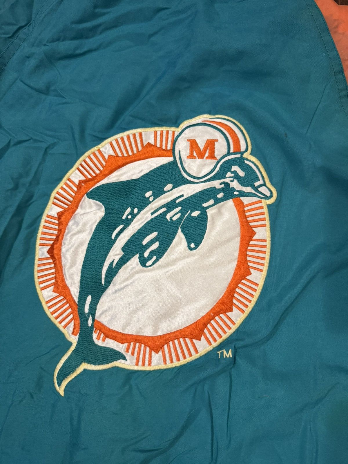 Logo 7 Vintage 90s Logo 7 Miami Dolphins Jacket (Game Day / Large) Size US L / EU 52-54 / 3 - 8 Thumbnail