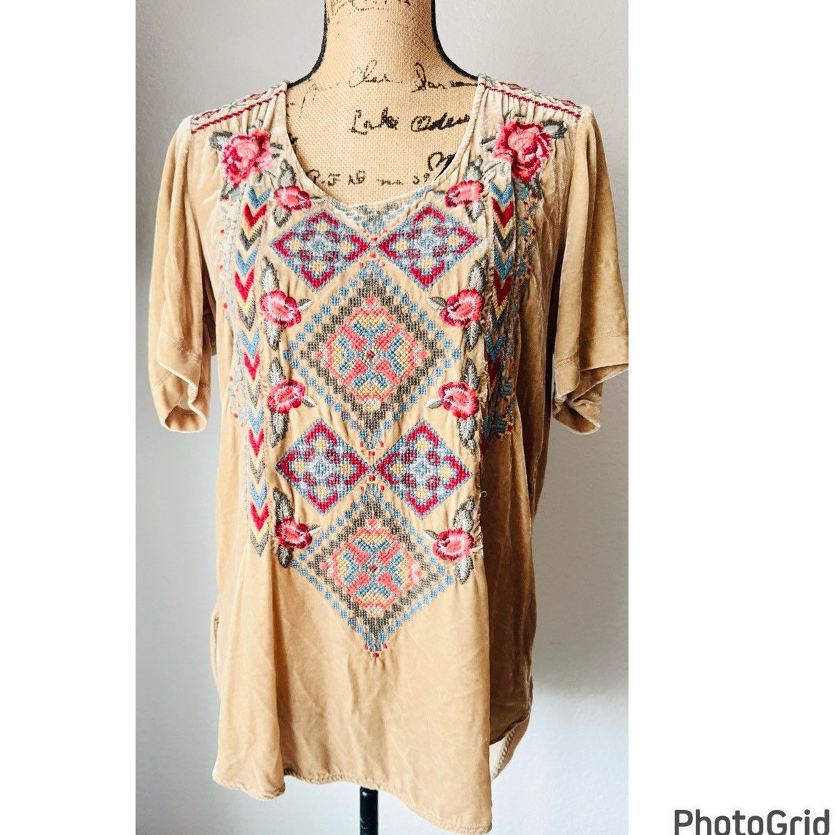 Johnny Was Johnny Was Silk Blended Embroidered Top Size S / US 4 / IT 40 - 3 Thumbnail