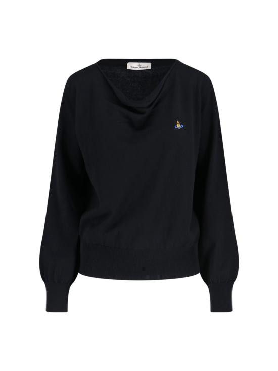 Vivienne Westwood VIVIENNE WESTWOOD Women Sweater 1803006F Y001V N401 Black Size L / US 10 / IT 46 - 1 Thumbnail