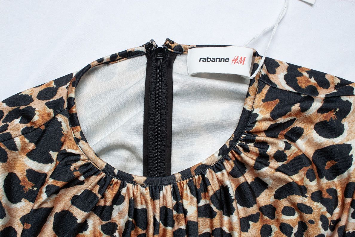 H&M × Paco Rabanne Paco Rabanne x H&M, Midi leopard dress Size M / US 6-8 / IT 42-44 - 8 Thumbnail