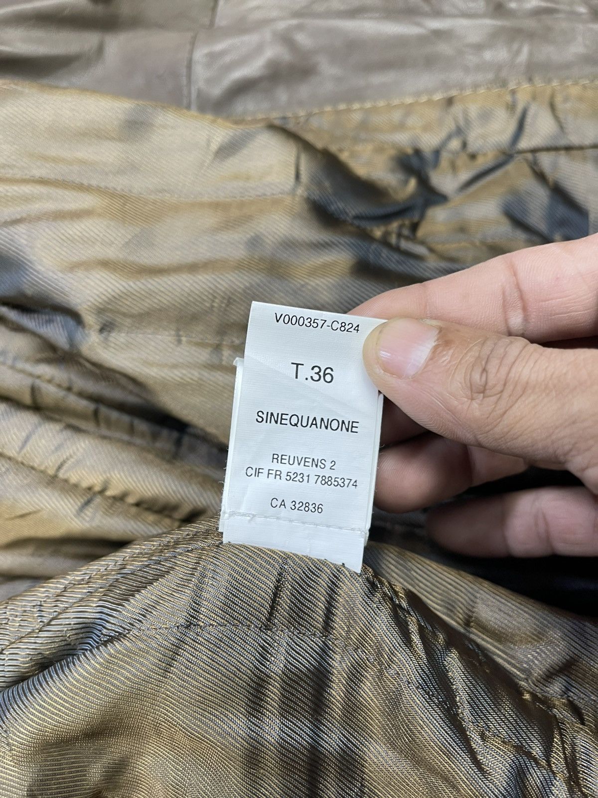 If Six Was Nine Sinéquanone Sheepskin Racoon Fur Belted Leather Jacket Size XS / US 0-2 / IT 36-38 - 15 Thumbnail