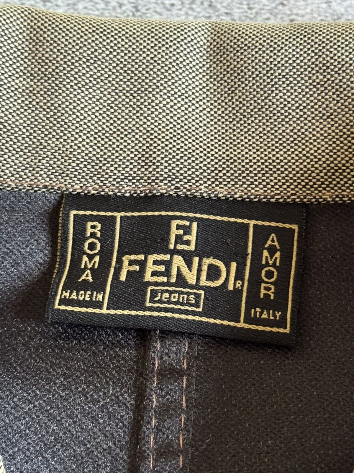 Fendi FENDI retro vintage zip jacket blazer bomber monogram 90s Size M / US 6-8 / IT 42-44 - 11 Thumbnail