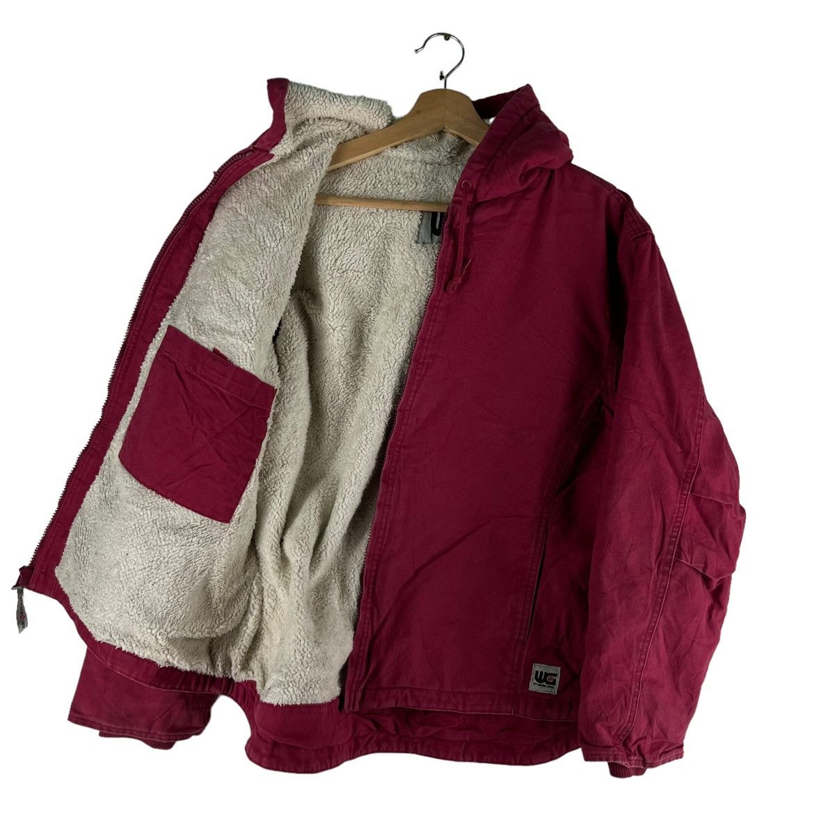Japanese Brand 🔥90’s Vintage Bomber Jacket Detroit Work WG by Working Size US L / EU 52-54 / 3 - 2 Thumbnail