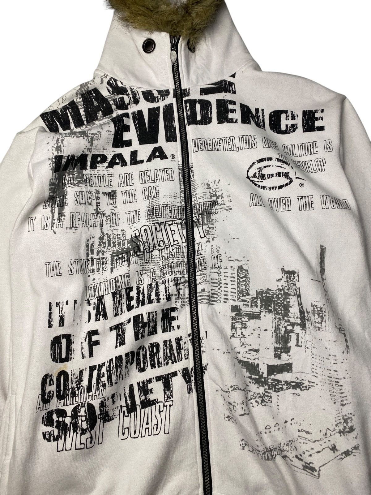 If Six Was Nine Impala Japanese Fur Raccoon TribalPoem Hoodie Size US XL / EU 56 / 4 - 11 Thumbnail