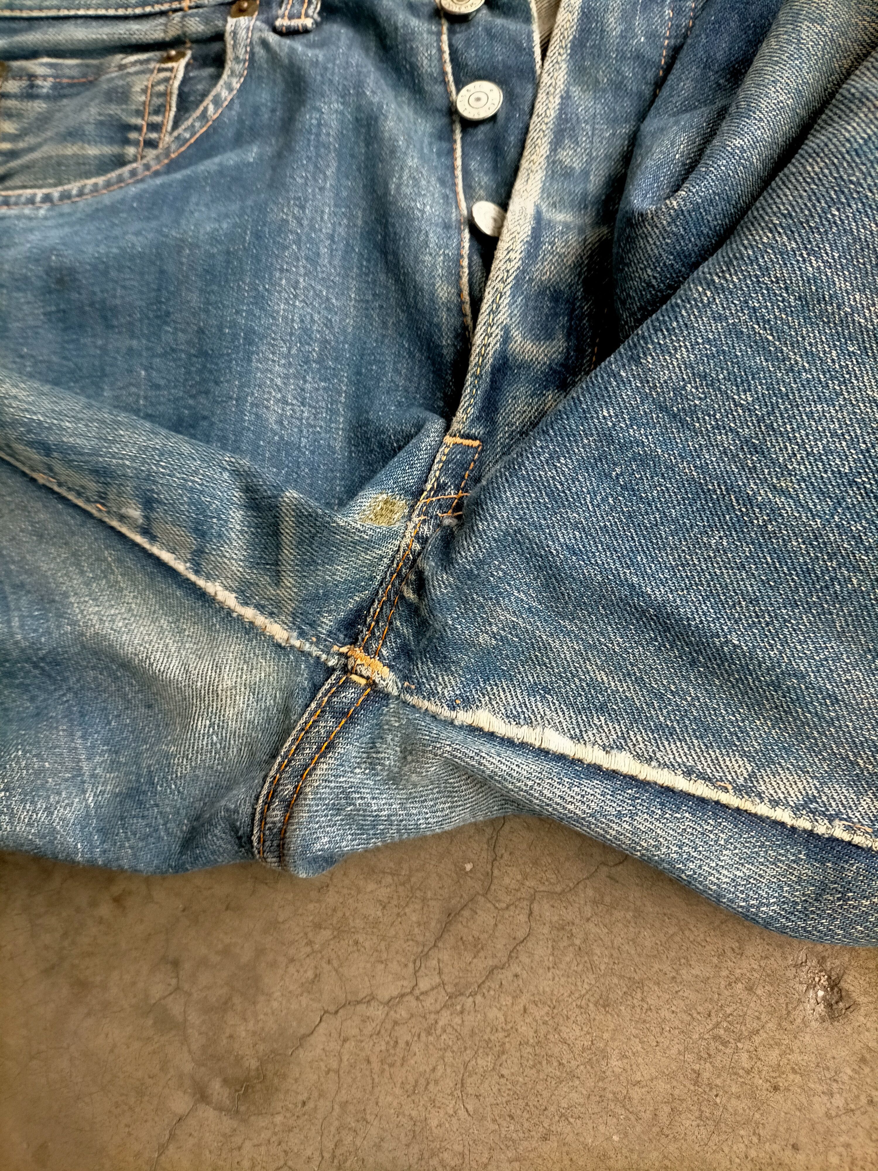 Levi's True Vintage 60s Levis 501xx Big E Selvage Jeans Size US 31 - 16 Thumbnail