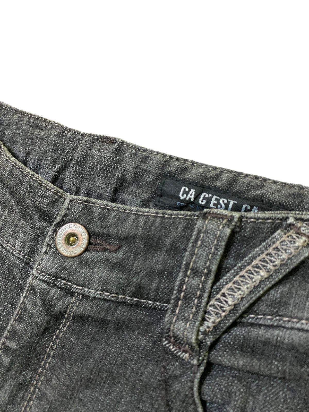 If Six Was Nine × Japanese Brand × Vintage Flared Comme Ci Comme Ca Bootcut Denim Jeans Size US 27 - 9 Thumbnail