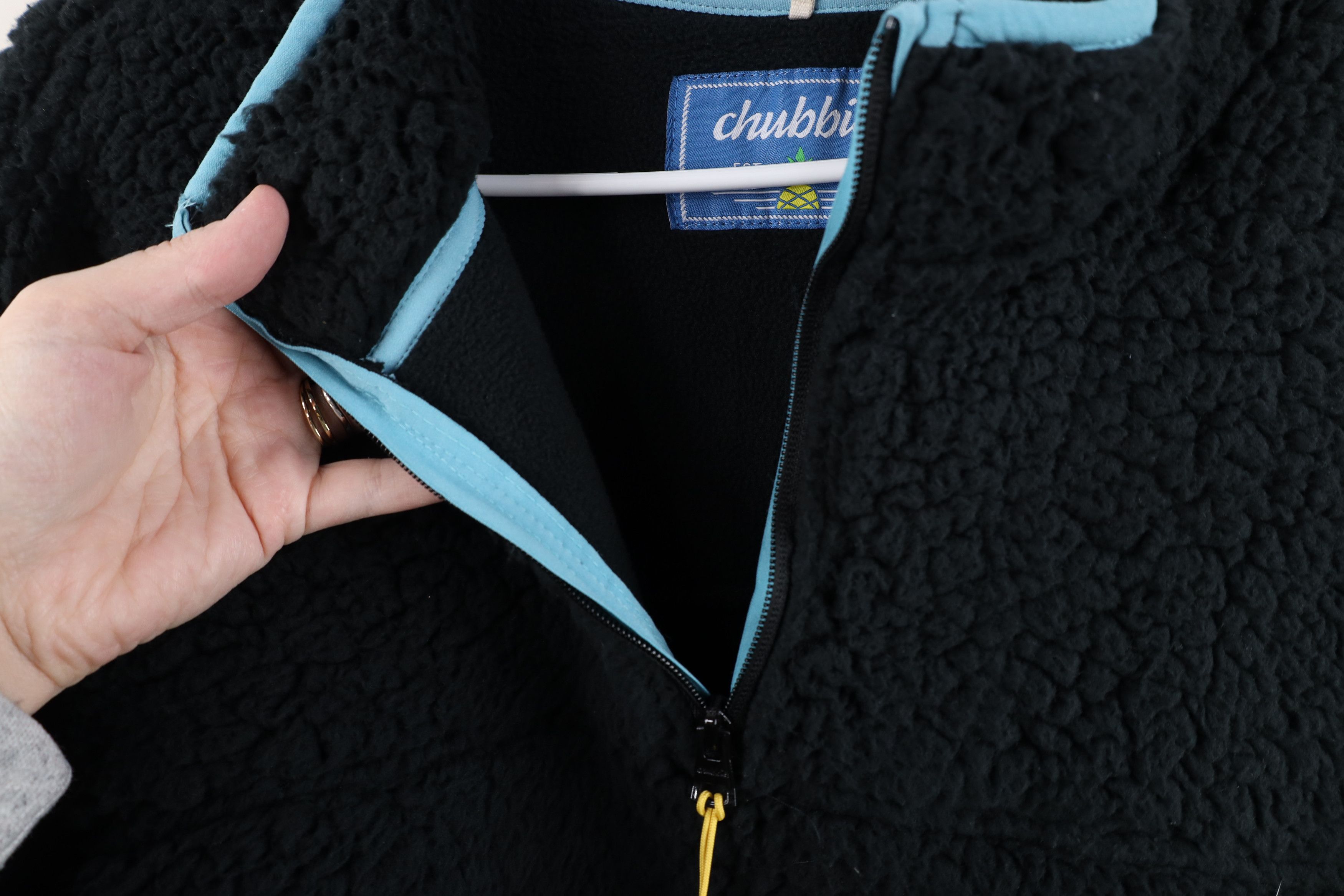 Chubbies Chubbies Deep Pile Fleece Half Zip Pullover Sweater Black Size US XXL / EU 58 / 5 - 8 Thumbnail