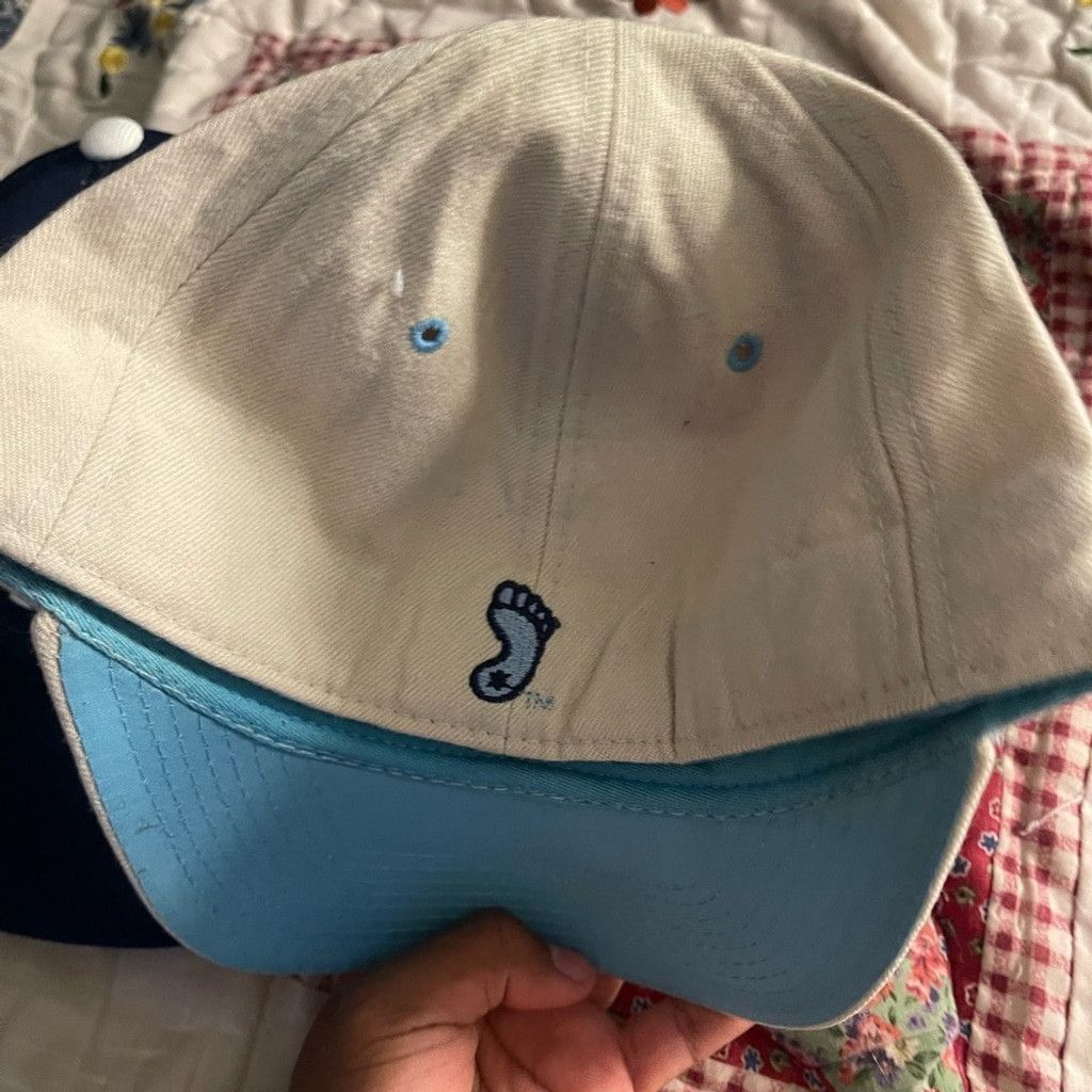 The Game UNC 6 Cap Set - Blue, Black, White(measurements shown) Size ONE SIZE - 8 Thumbnail