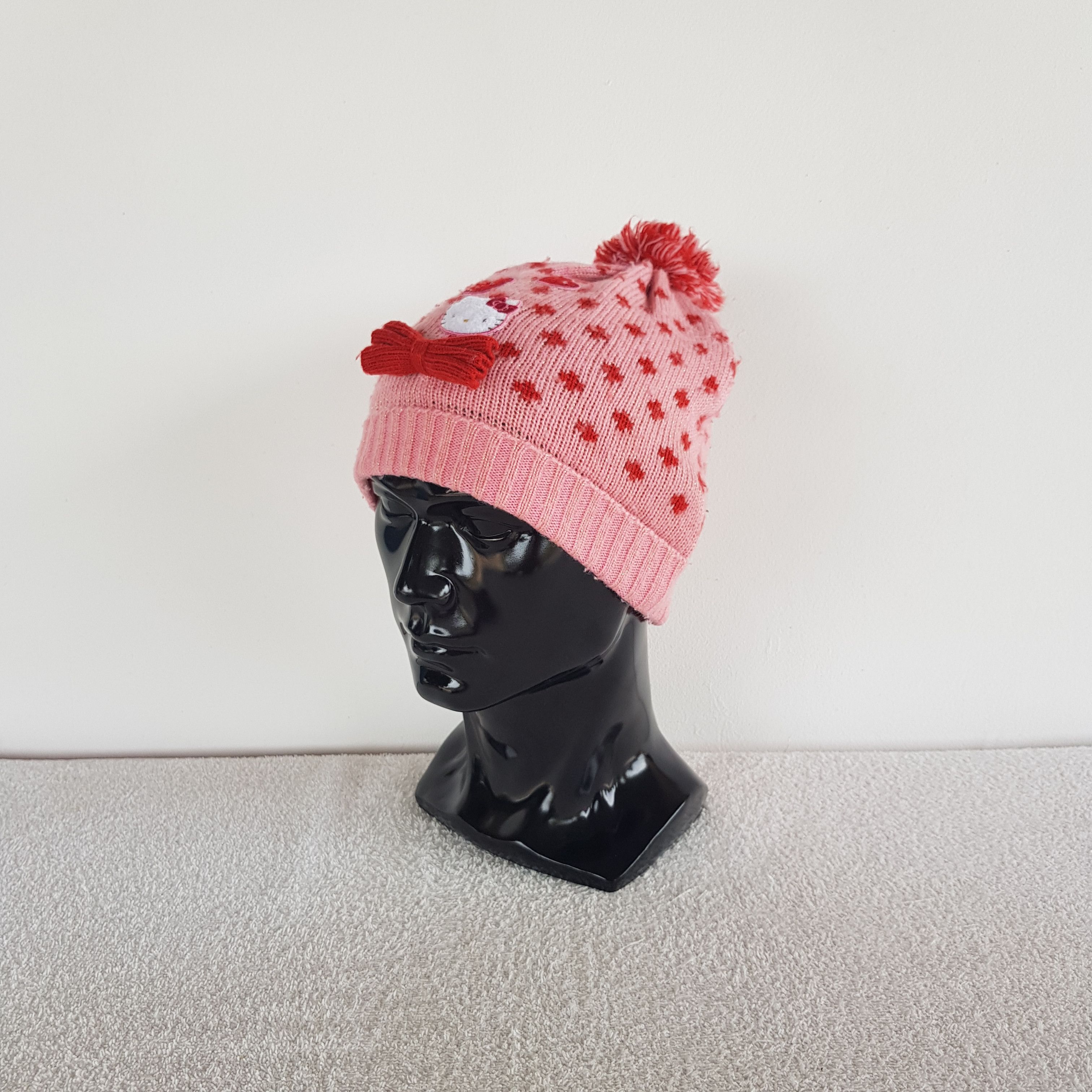 Cartoon Network Vintage Hello Kitty Beanie Cartoon Cute Snow Caps Hats. Size ONE SIZE - 2 Thumbnail