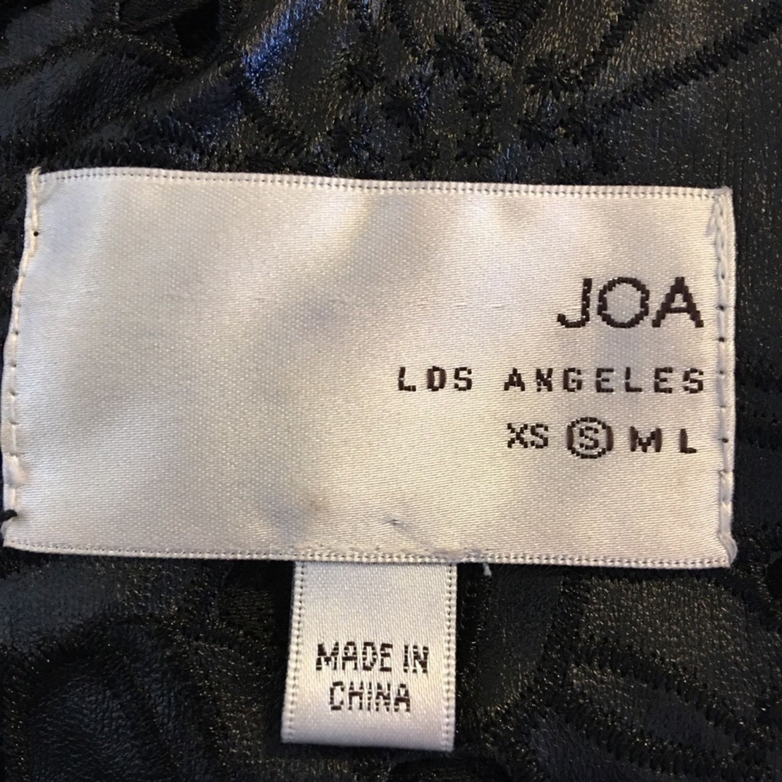 Designer JOA LA Anthro laser cut black shift dress Size S / US 4 / IT 40 - 7 Thumbnail