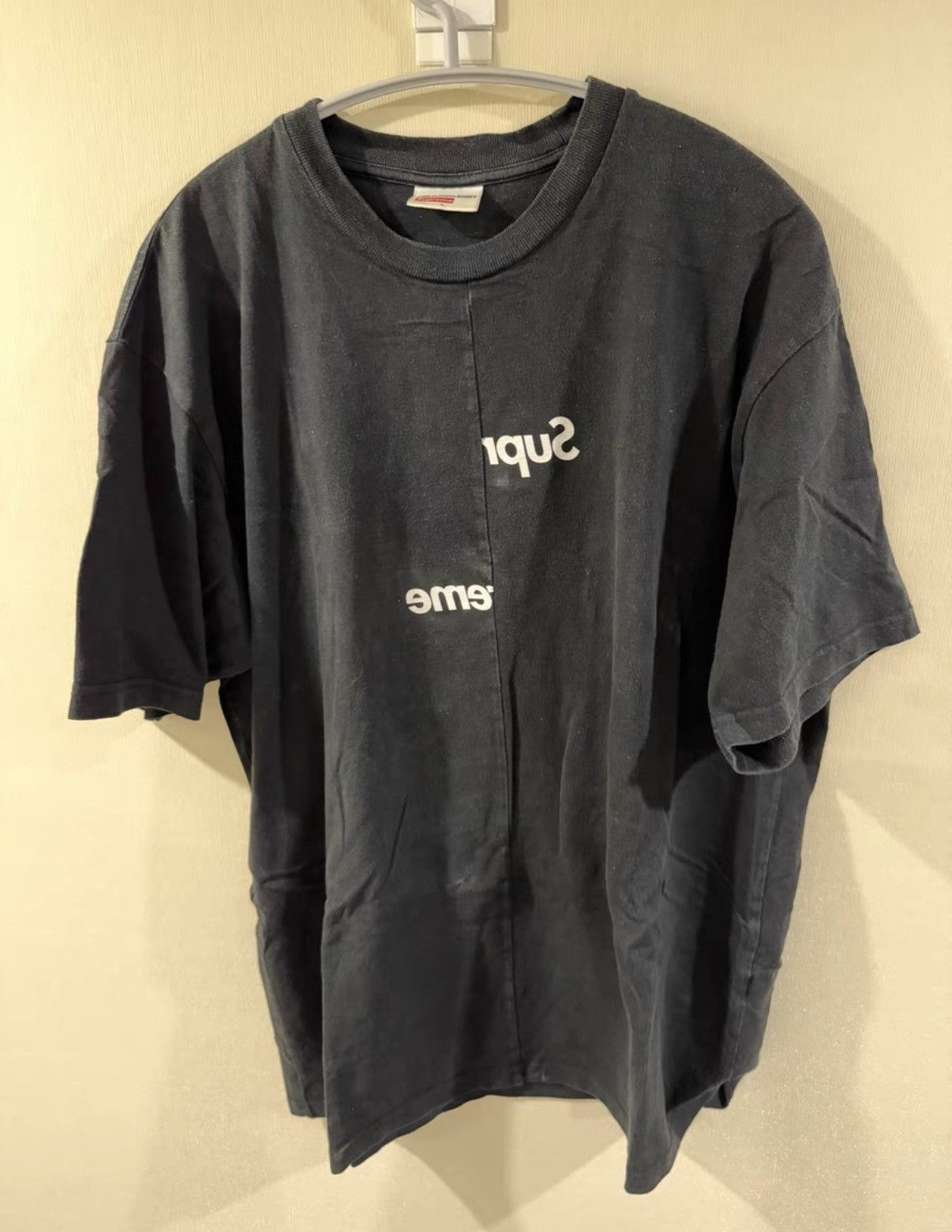 Supreme x Comme des Garçons (CDG) Paneled T-shirt