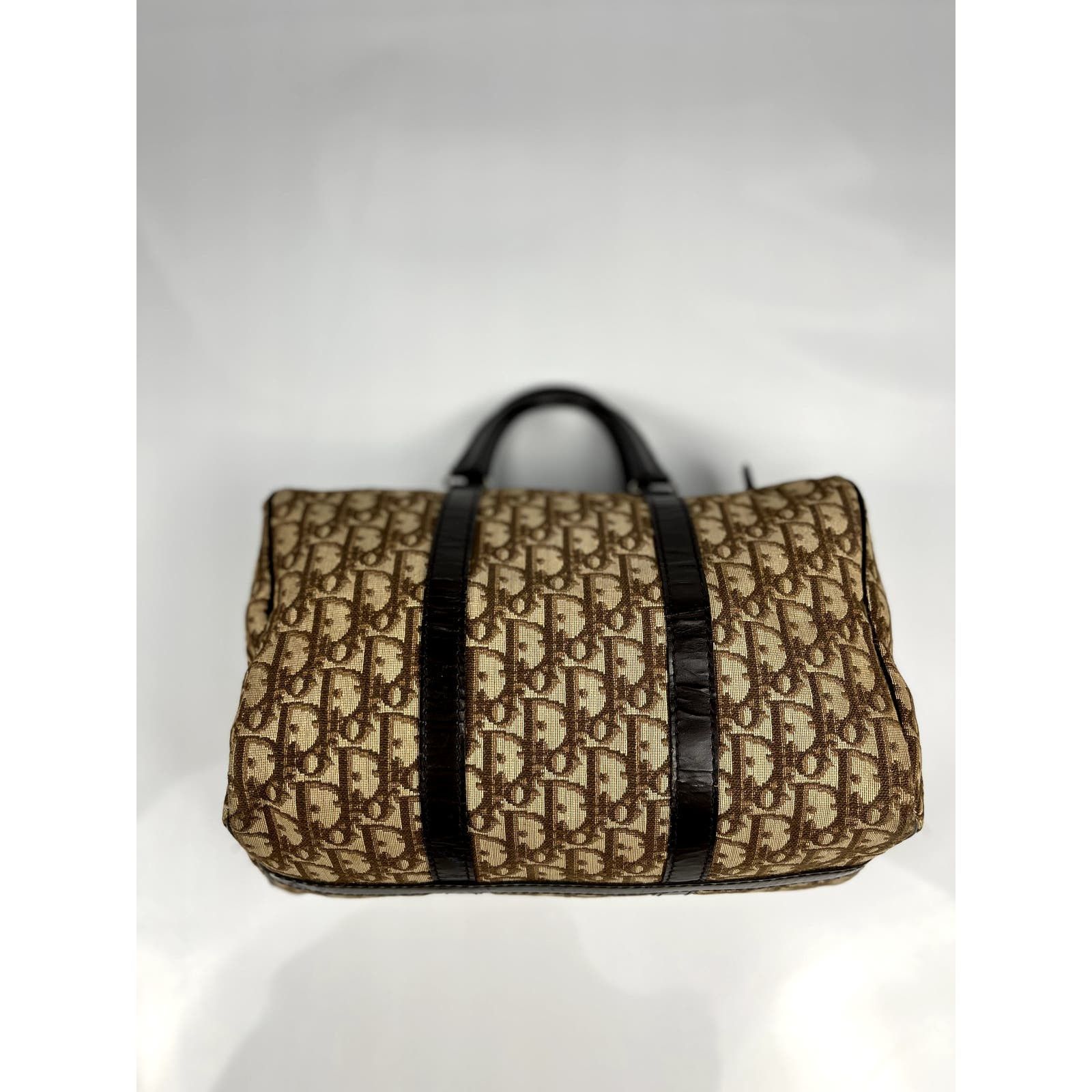 Dior Dior Brown Trotter Canvas Boston Duffle Bag Size ONE SIZE - 5 Thumbnail