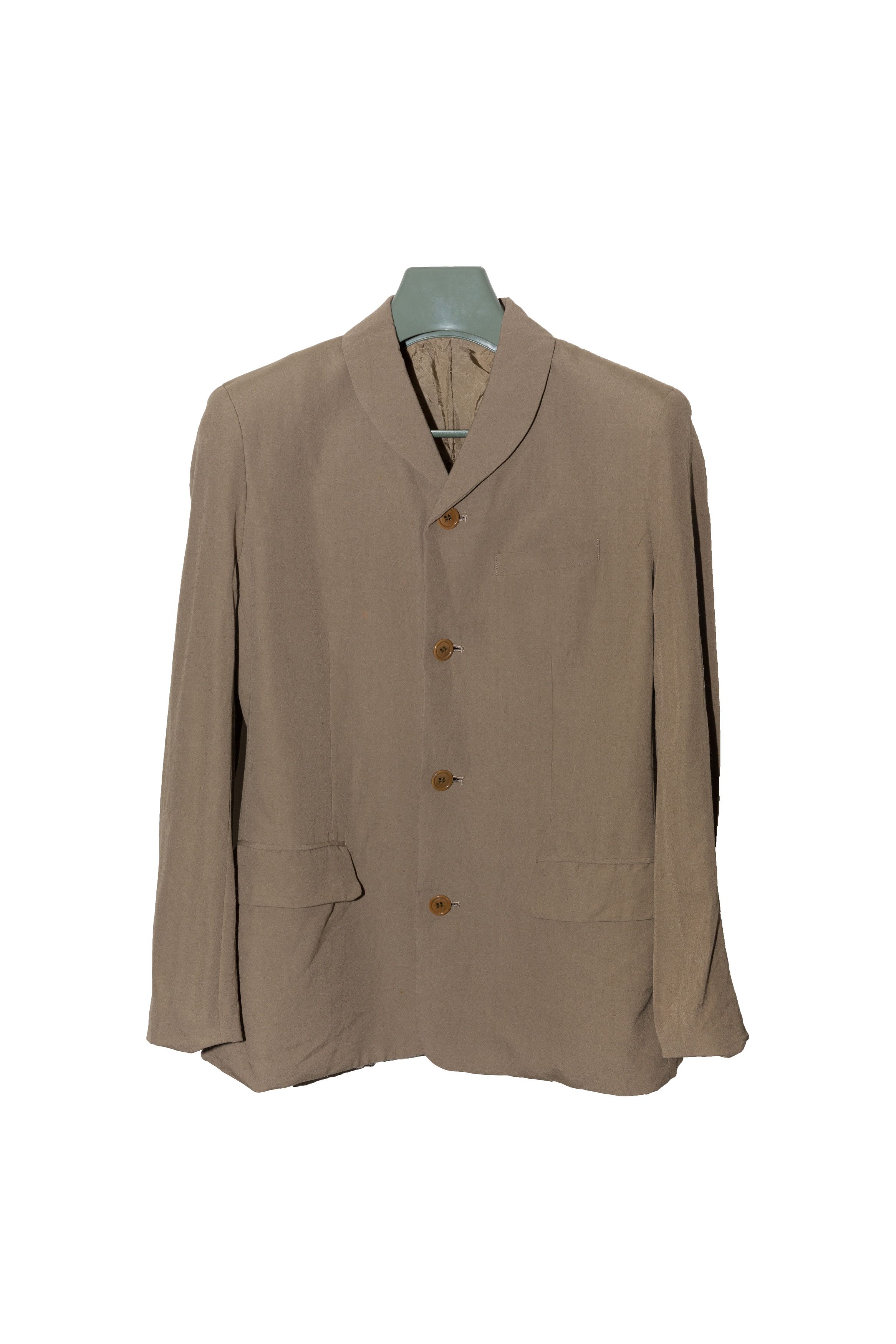 4 BUTTON GAB WOOL BLAZER JACKET