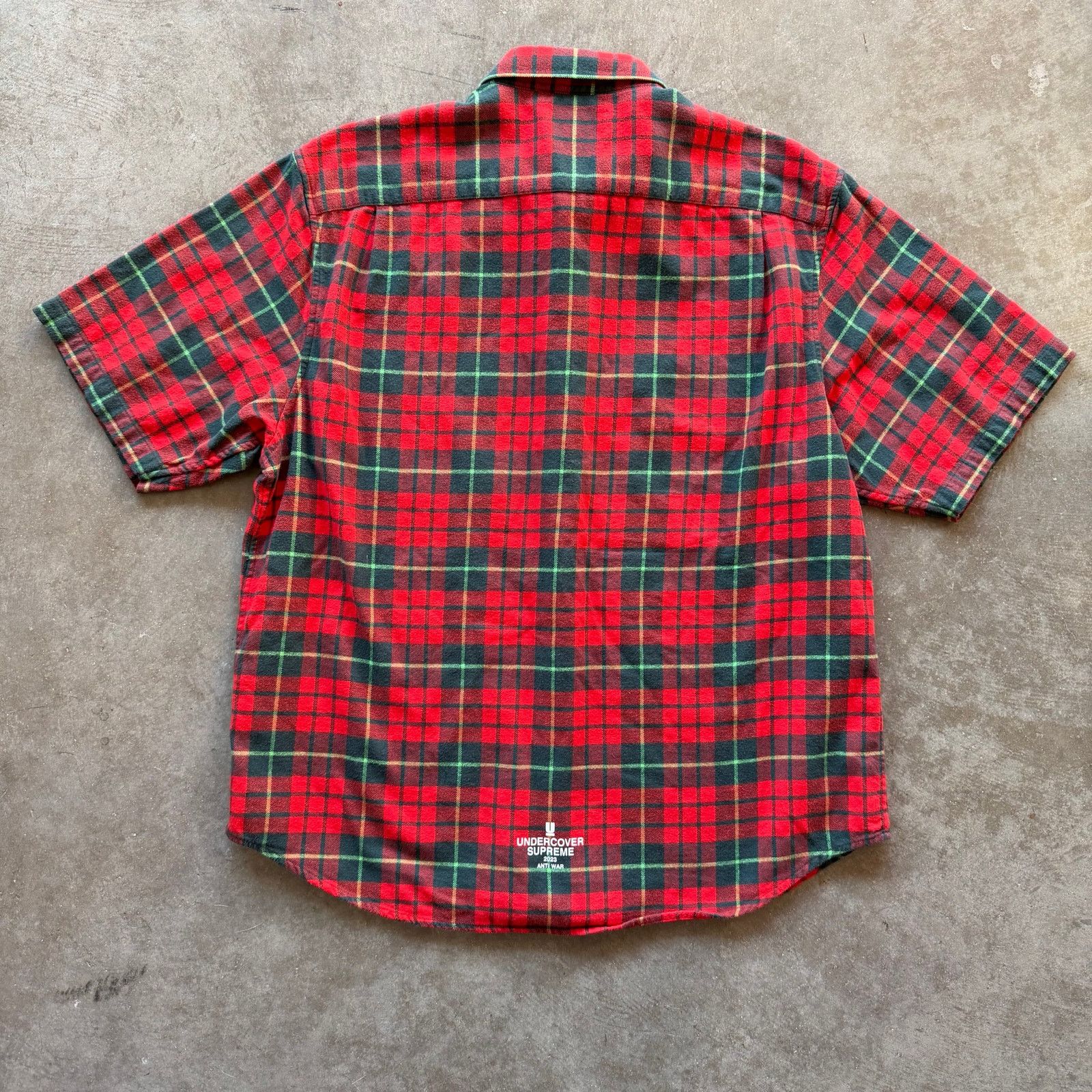 Supreme Supreme Undercover SS23 Flannel Shirt Red Plaid Size US M / EU 48-50 / 2 - 3 Thumbnail