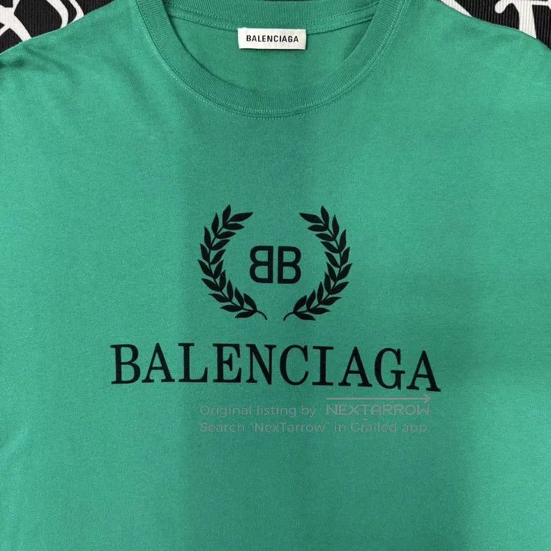 Balenciaga Balenciaga Green Wheat Ear Short Sleeve. Size US S / EU 44-46 / 1 - 2 Thumbnail