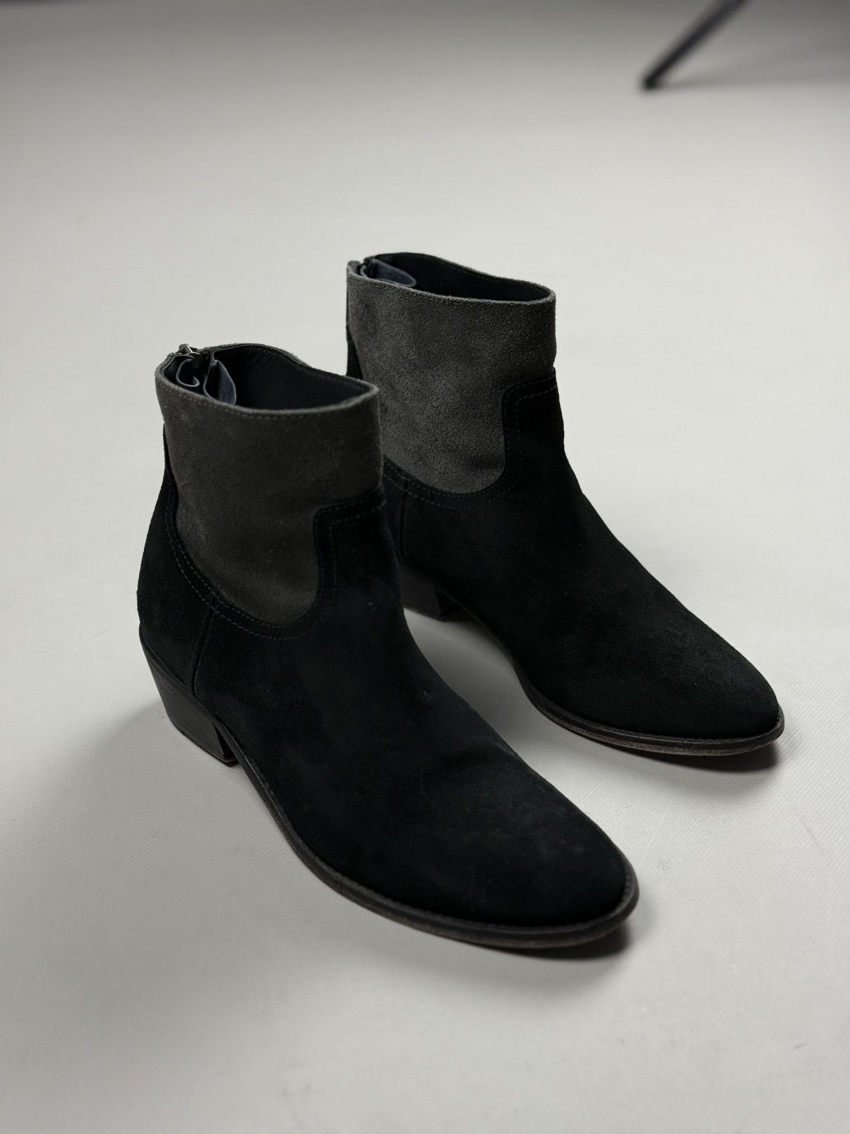 Zadig & Voltaire Zadig & Voltaire Ladies Suede Ankle Zip Biker Boots Shoes Size US 7 / IT 37 - 2 Thumbnail