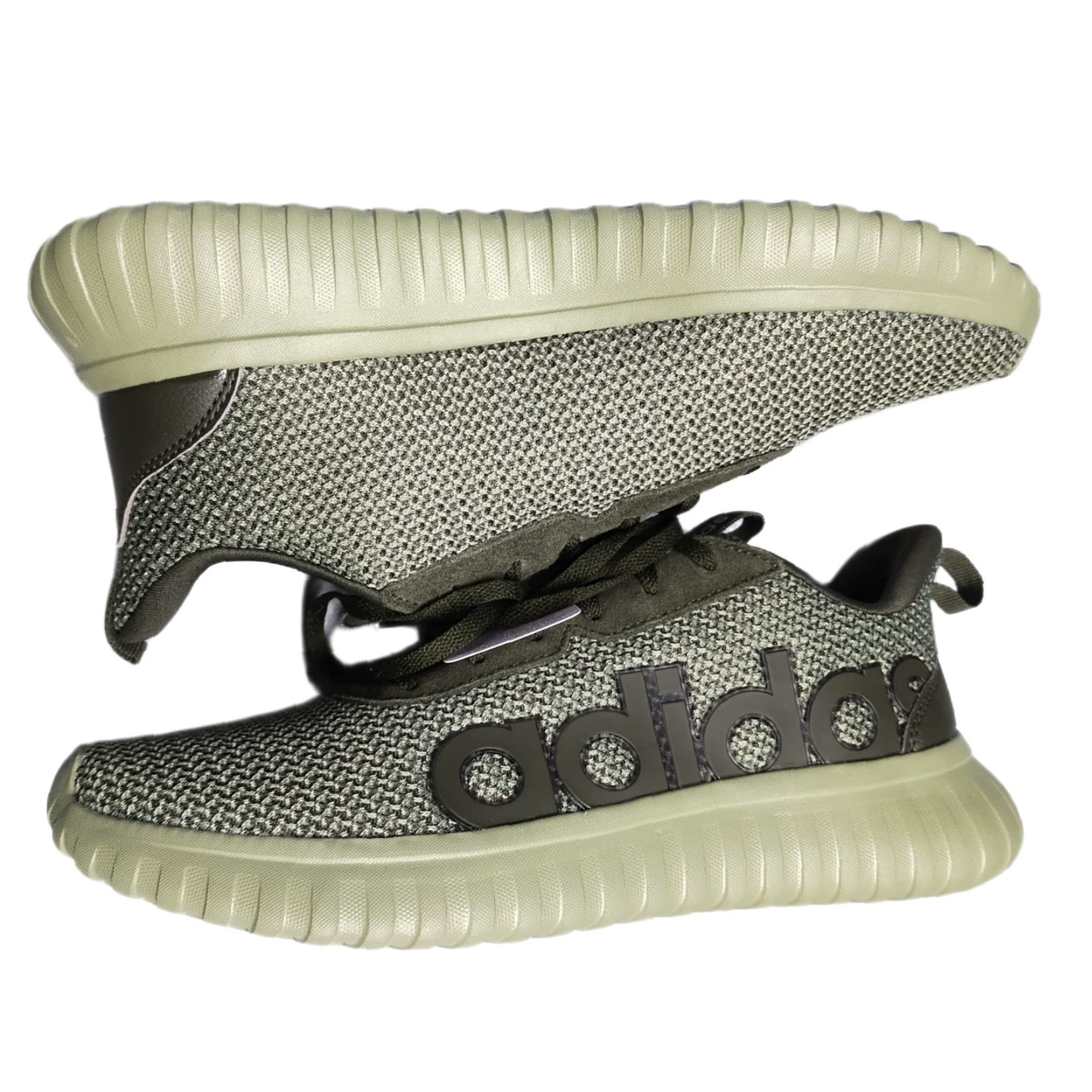 Adidas Adidas Kaptir Base Running Sneakers Mens US 7.5 Green Cloudfoam Lace Up JR8513 Size US 8 / EU 41 - 2 Thumbnail
