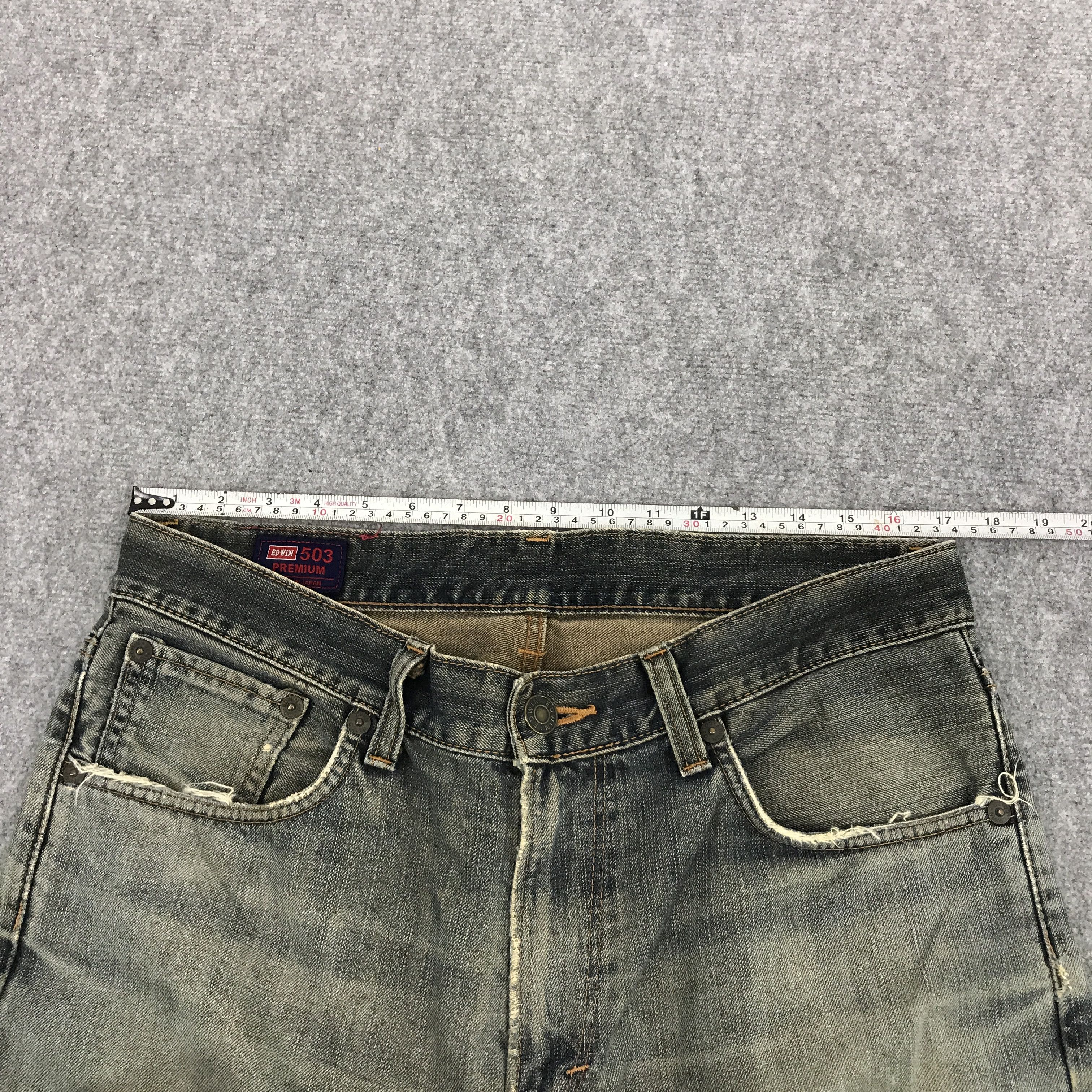 Edwin Faded Denim edwin Japan style distressed jean Size US 34 / EU 50 - 5 Thumbnail