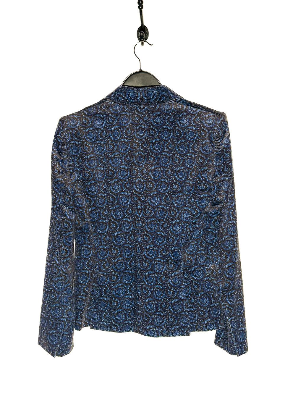 Versace Versace Floral Velvet Double-Breasted Medusa Buttons Blazer Size S / US 4 / IT 40 - 5 Thumbnail