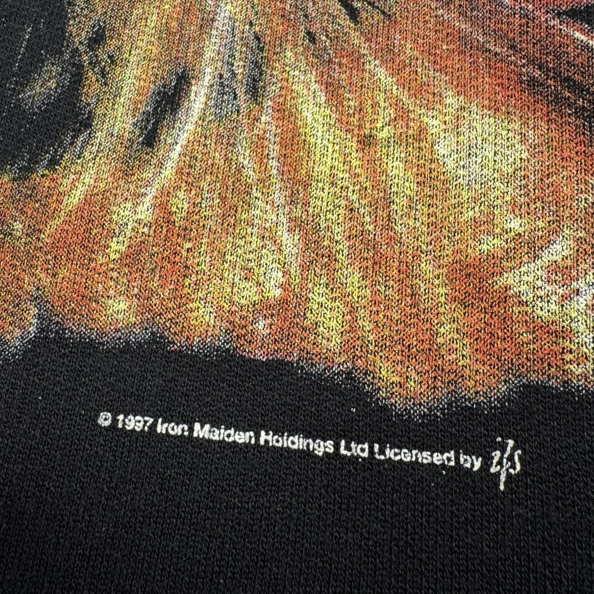 Band Tees Vintage Iron Maiden 1997 Middle Finger Logo Hoodie Size US XL / EU 56 / 4 - 8 Thumbnail