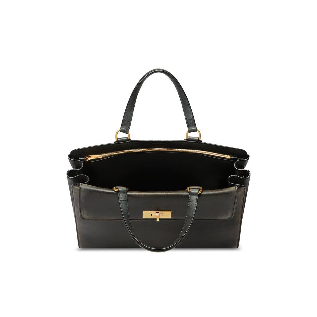Balenciaga o1mt1gz0125 Size: OS / Money Medium Tote Bag Used Effect Size ONE SIZE - 7 Thumbnail