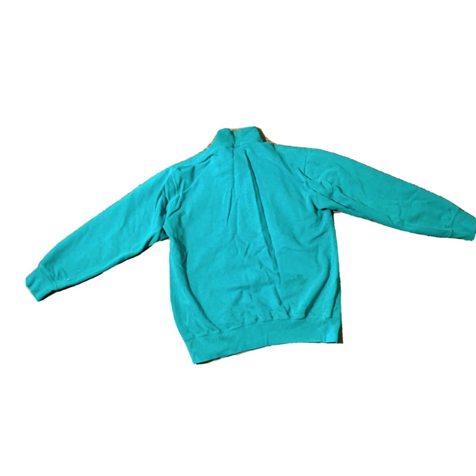 Champion VINTAGE Champion 1/4 Zip Pullover Sweatshirt Men's Medium Green USA Made Size US M / EU 48-50 / 2 - 3 Thumbnail