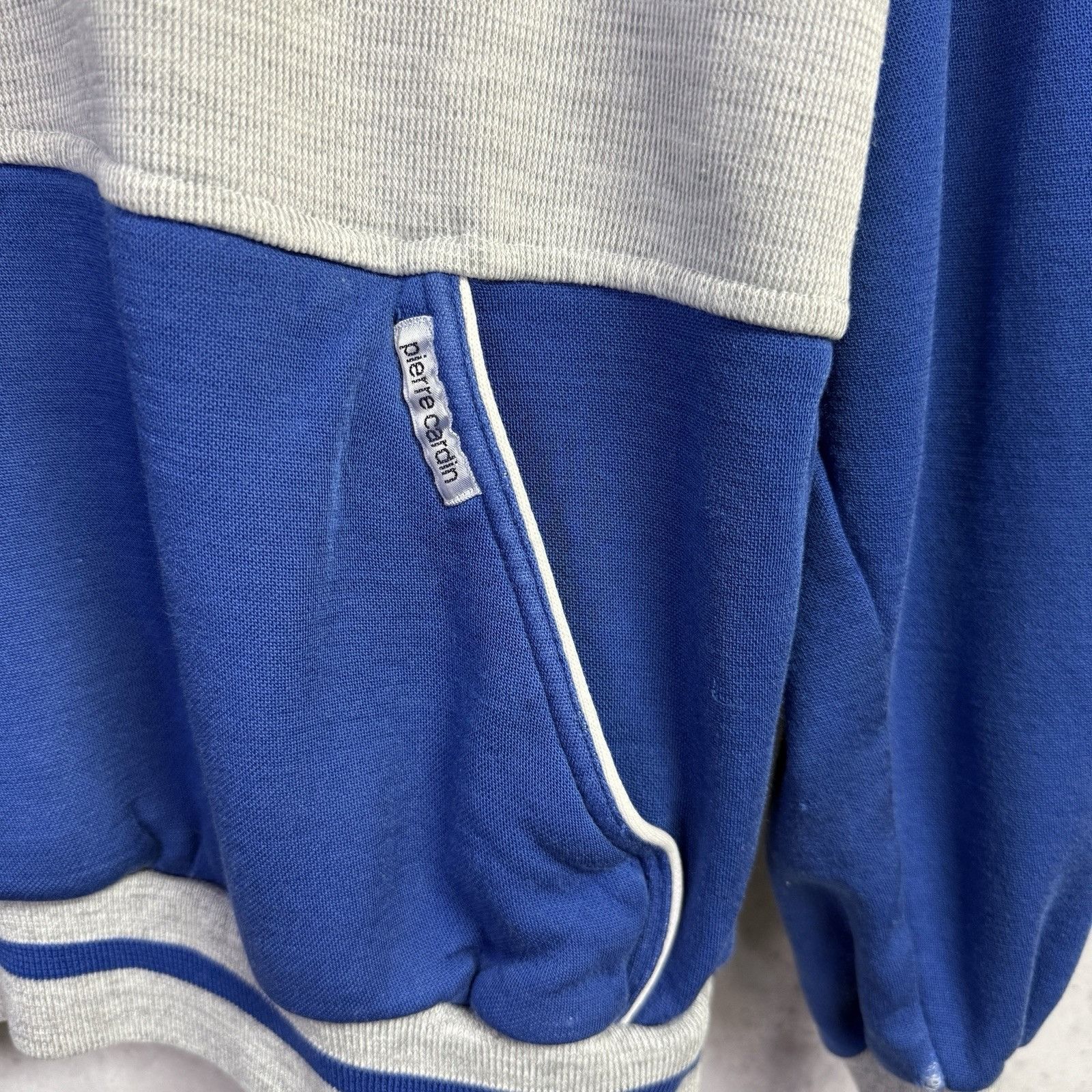 Pierre Cardin Vintage Pierre Cardin Sweatshirt Adult Medium White/Blue Size US M / EU 48-50 / 2 - 3 Thumbnail