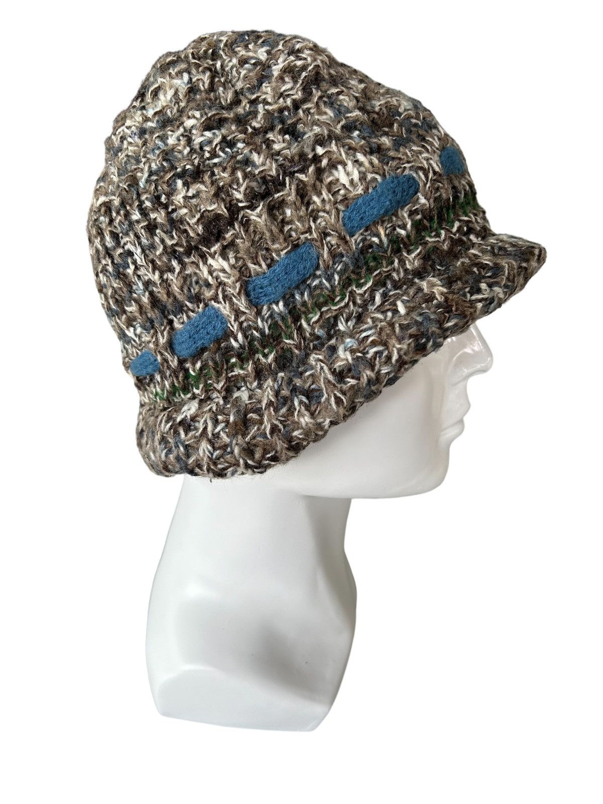 Japanese Brand × Kapital × Vintage Crochet knitted Handmade Bucket Hat Size ONE SIZE - 4 Thumbnail