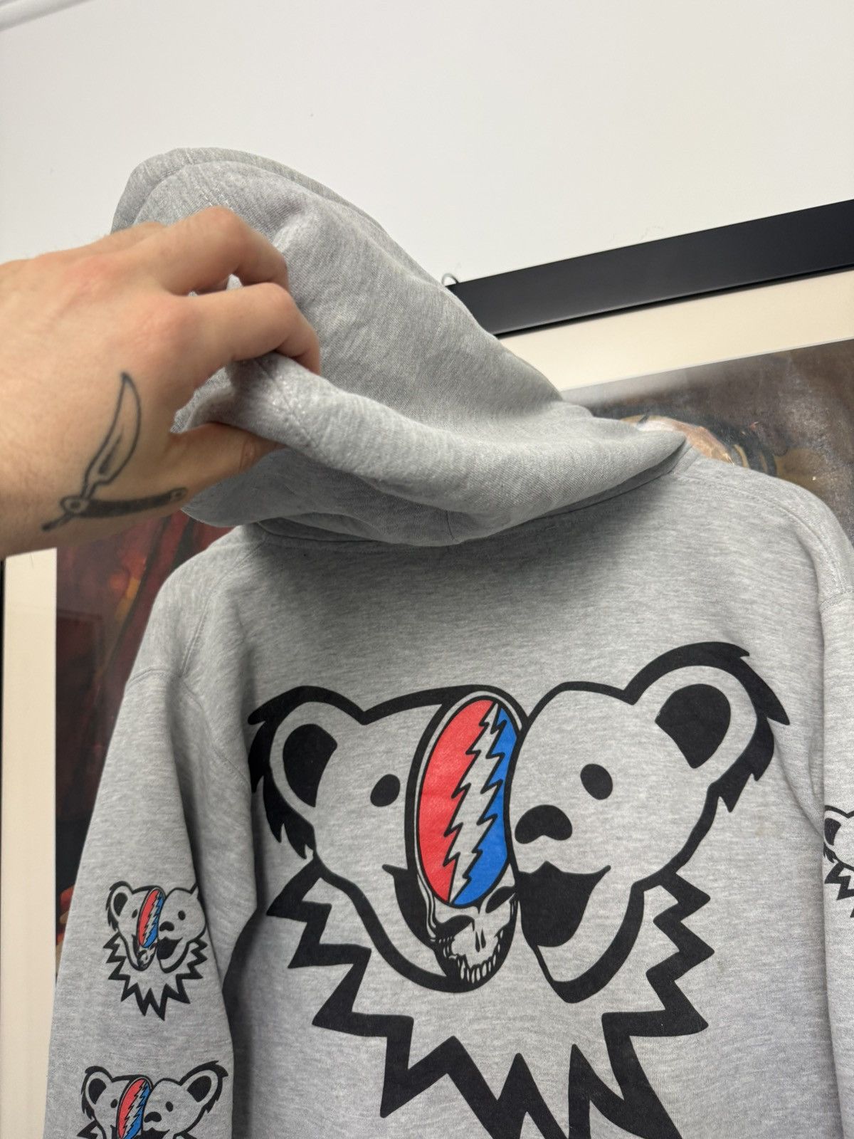 Pleasures Pleasures x Grateful Dead Zip Hoodie Rock Band Streetwear Size US S / EU 44-46 / 1 - 2 Thumbnail