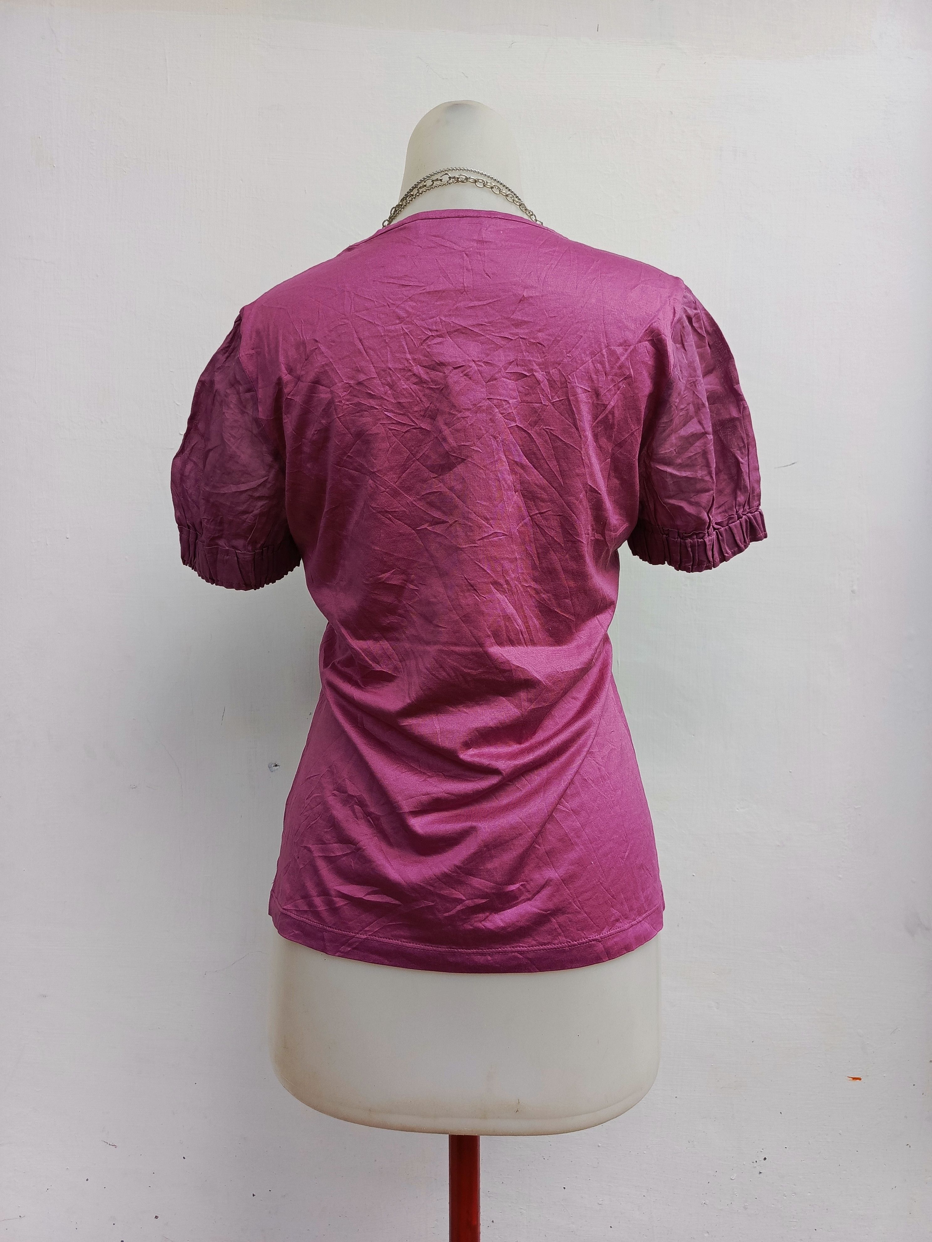 Burberry Burberry London Plain Violet Tee Size S / US 4 / IT 40 - 4 Thumbnail