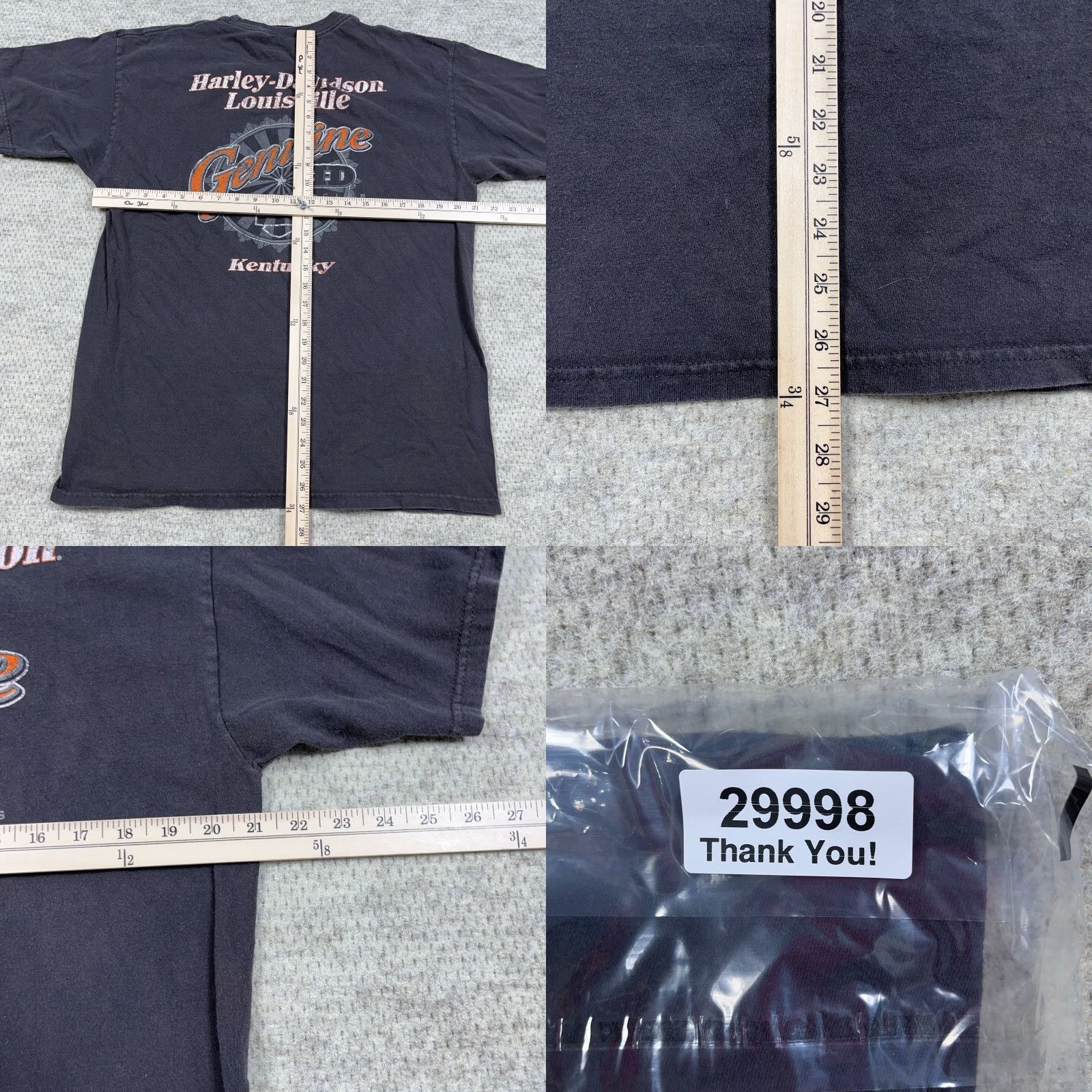 Harley Davidson VINTAGE Harley-Davidson Shirt Men L Black Graphic Print Joker Clown Flames 80s Biker Grunge Retro Skull Harley-Davidson T-Shirt Mens Large Black Fire Size US L / EU 52-54 / 3 - 9 Thumbnail